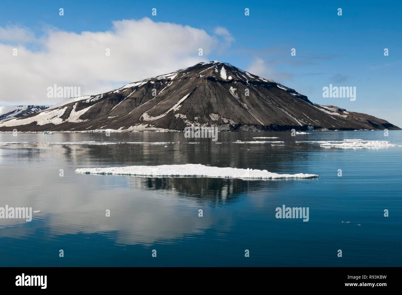 Hinlopen Strait, Svalbard Archipelago, Arctic Norway, Europe Stock Photo