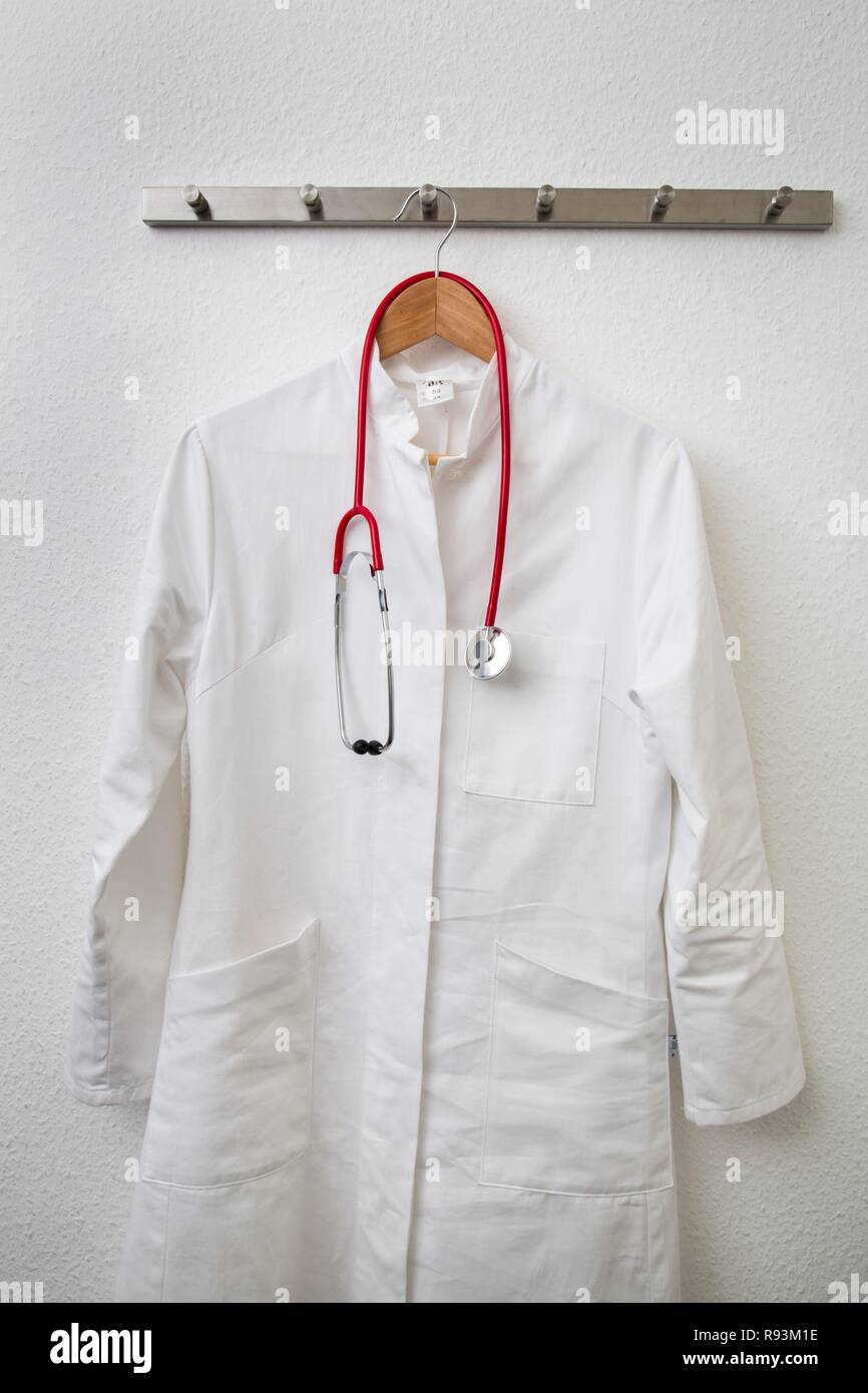 cute coat rack on Lab Coat Hanging High Resolution Stock Photography And Images Alamy