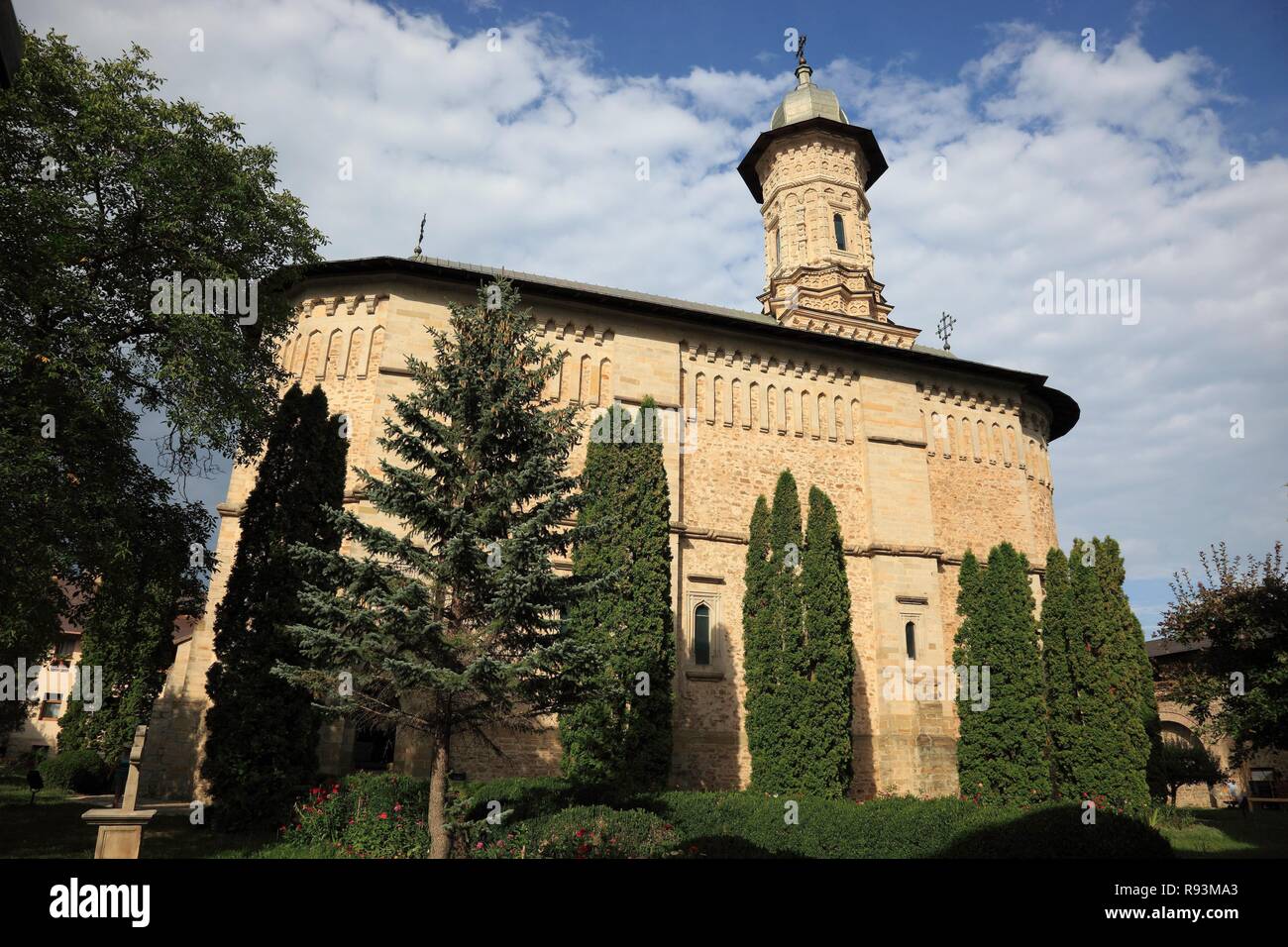 Dragomirna Monastery, Manastirea Dragomirna, Romania, Europe Stock