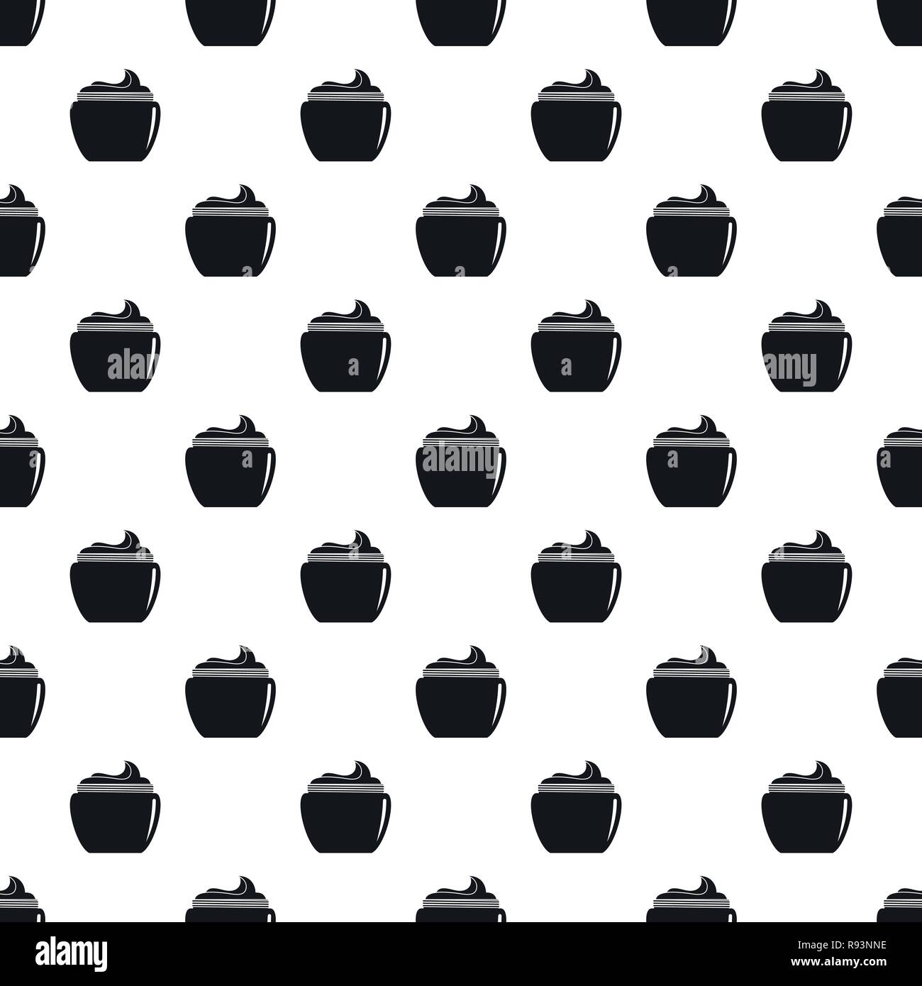 Aloe body cream pattern seamless vector repeat geometric for any web design Stock Vector
