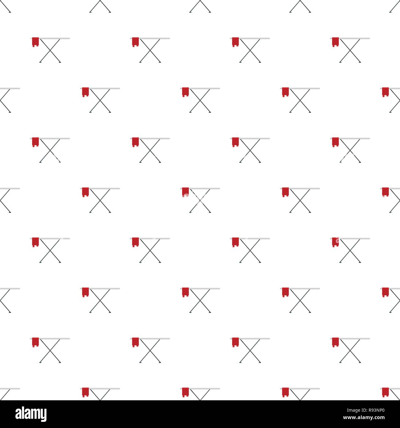 Ironing board pattern seamless vector repeat for any web design Stock Vector