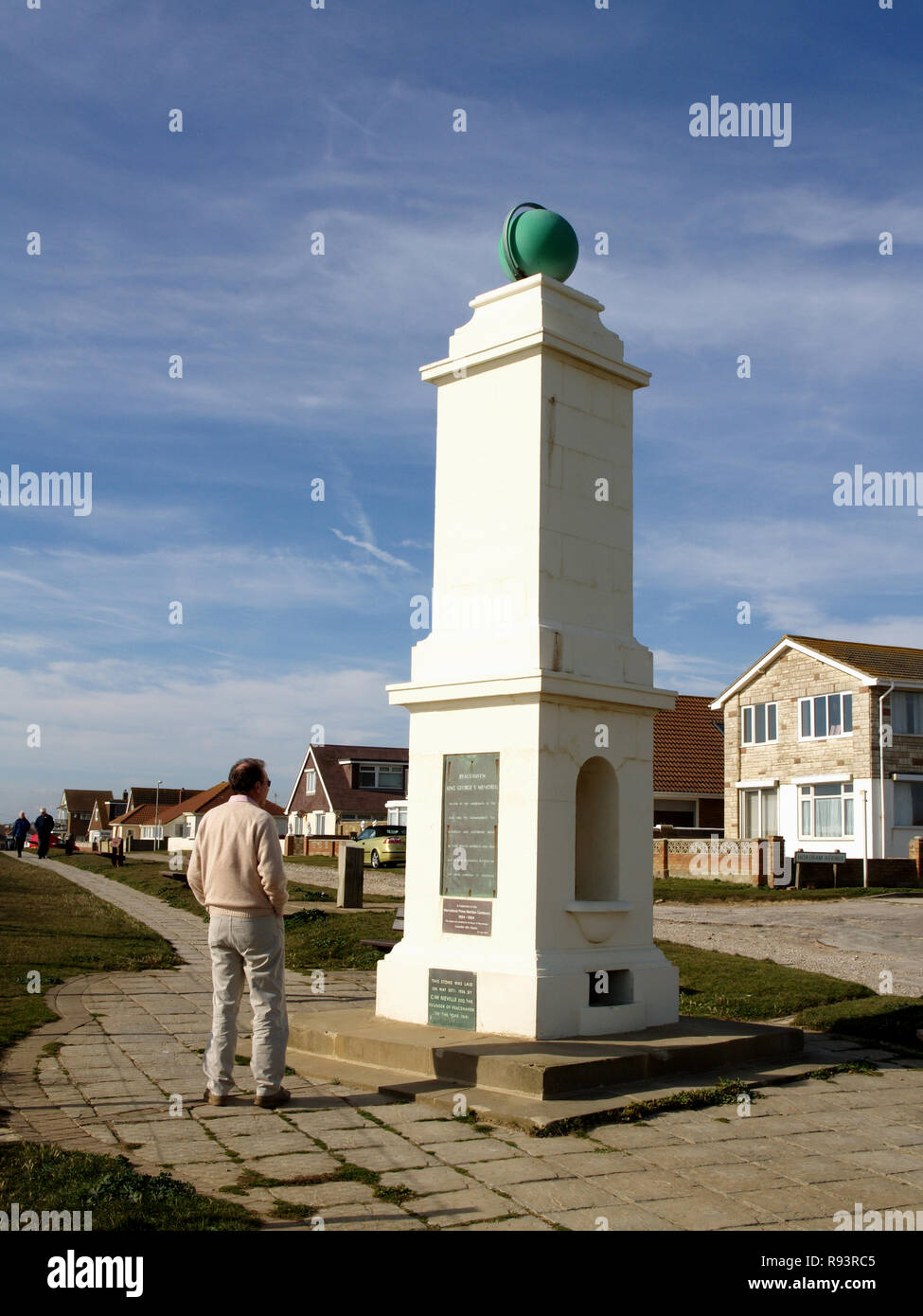 The Meridian Monument, Peacehaven, East Sussex Stock Photo Alamy