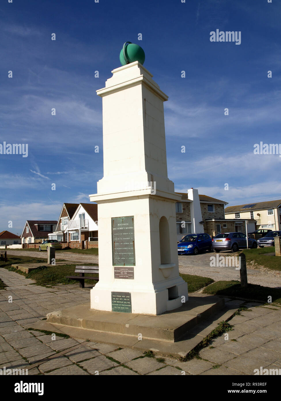 The Meridian Monument, Peacehaven, East Sussex Stock Photo Alamy