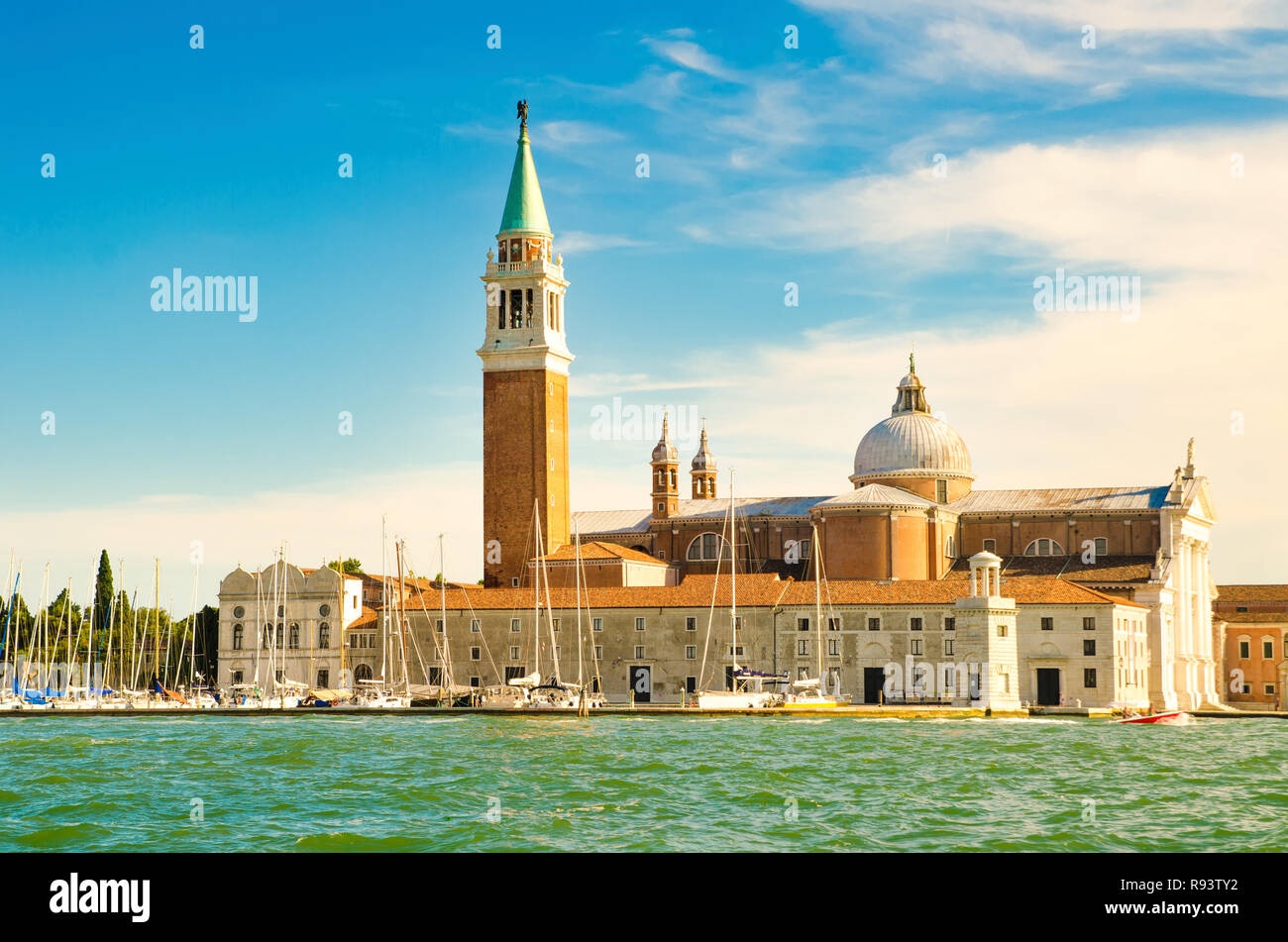 San Giorgio Maggiore island, Venice, Italy Stock Photo