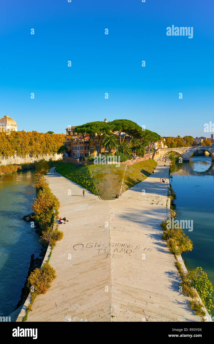 ROME, ITALY - CIRCA NOVEMBER, 2017: Rome urban landscape. Rome is the ...