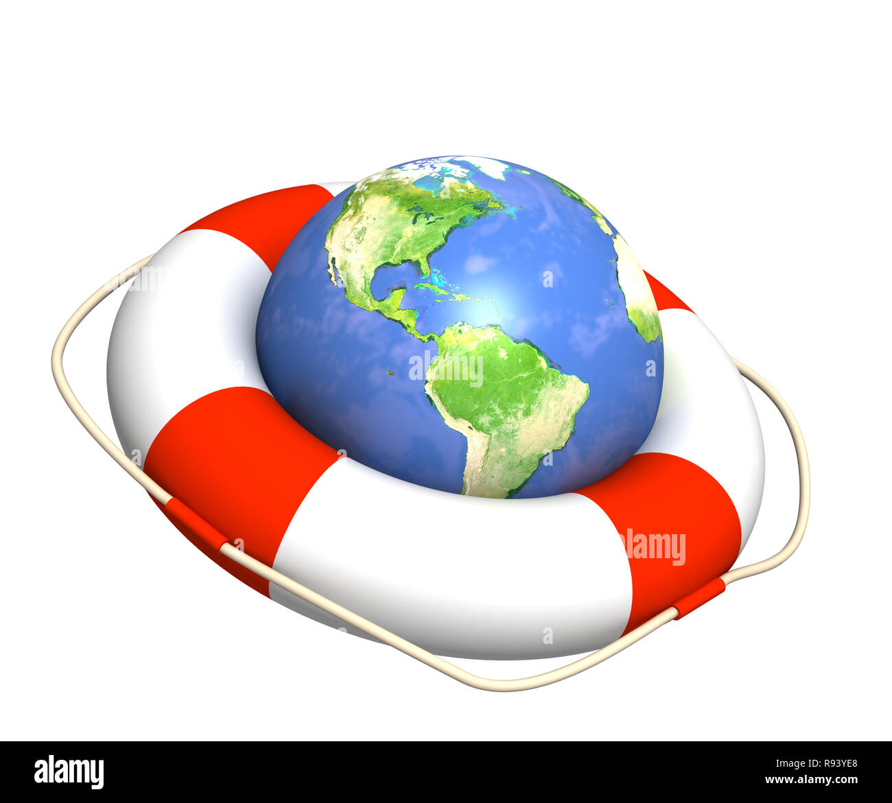 Conceptual image - help in global recession Stock Photo