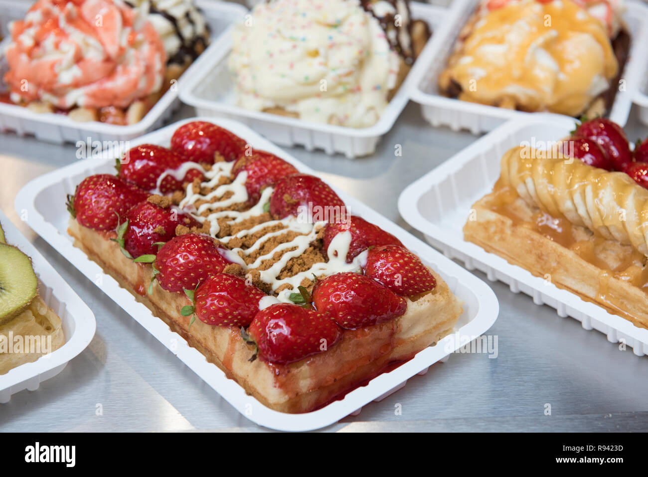 Foods Sold At Shop Stock Photo