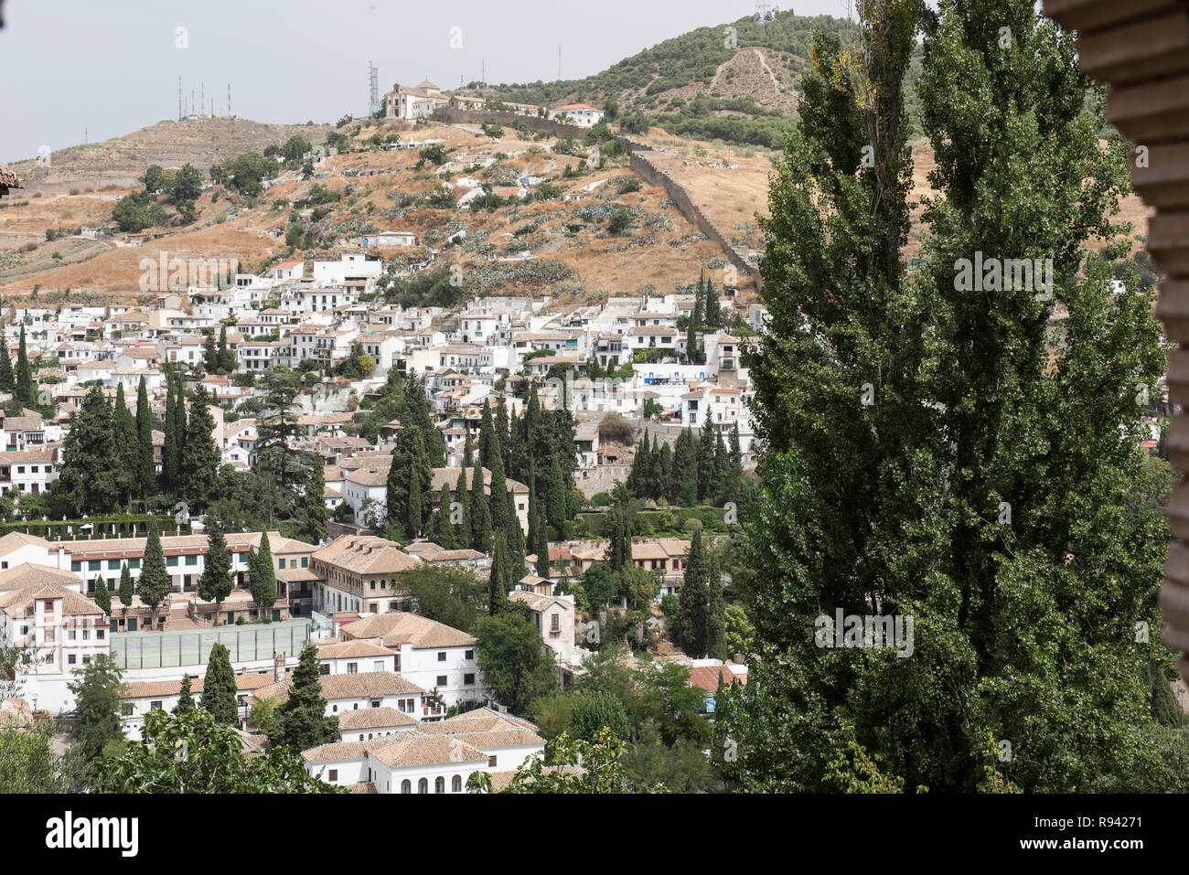 City View From Alhambra Palace Stock Photo - Alamy