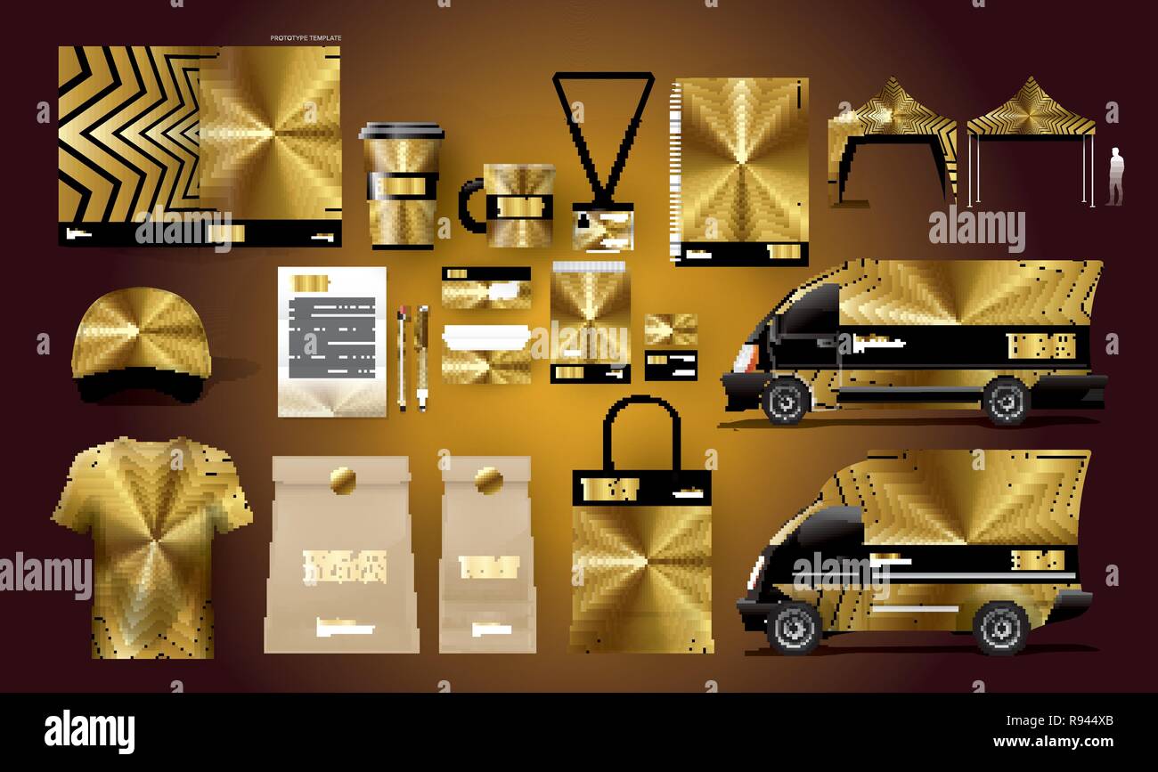 Complete Corporate Identity Package Stock Vector Image & Art Alamy