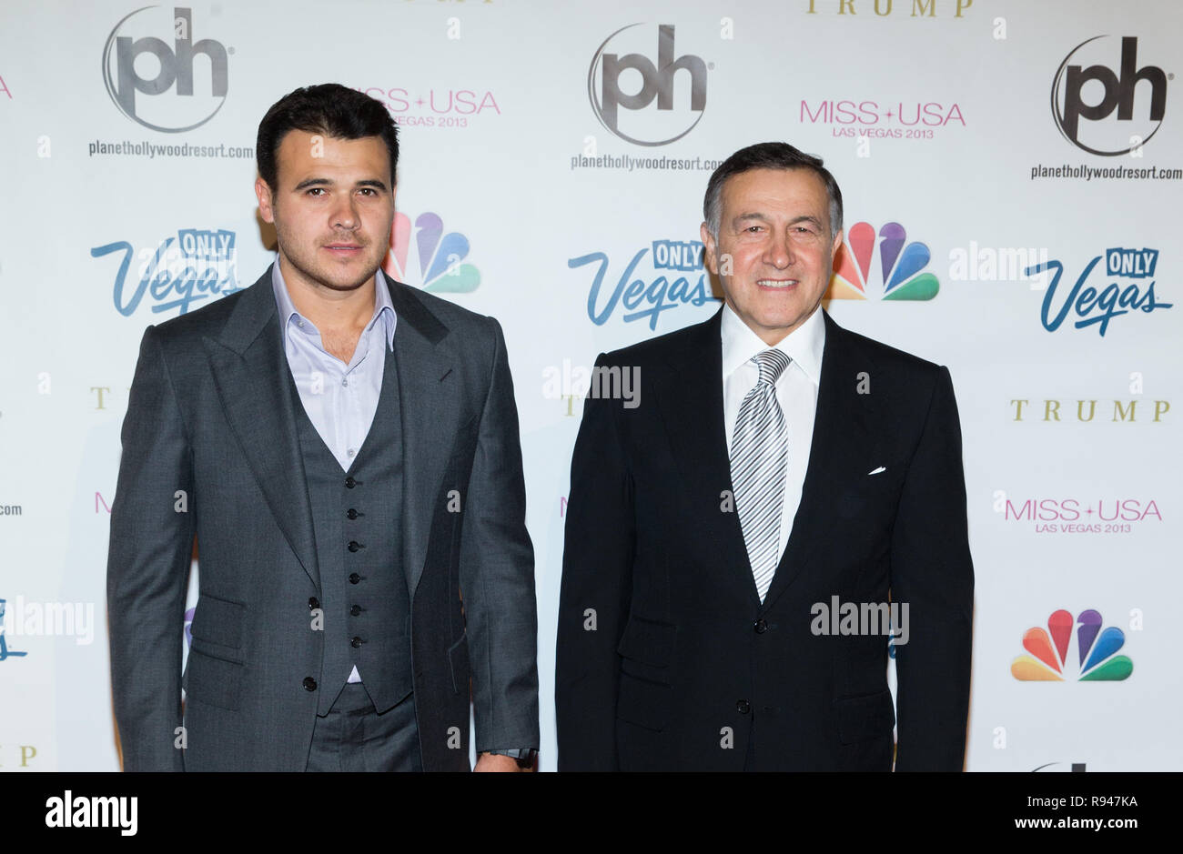 LAS VEGAS, NV - June 16: Emin Agalarov and Aras Agalarov arriving at