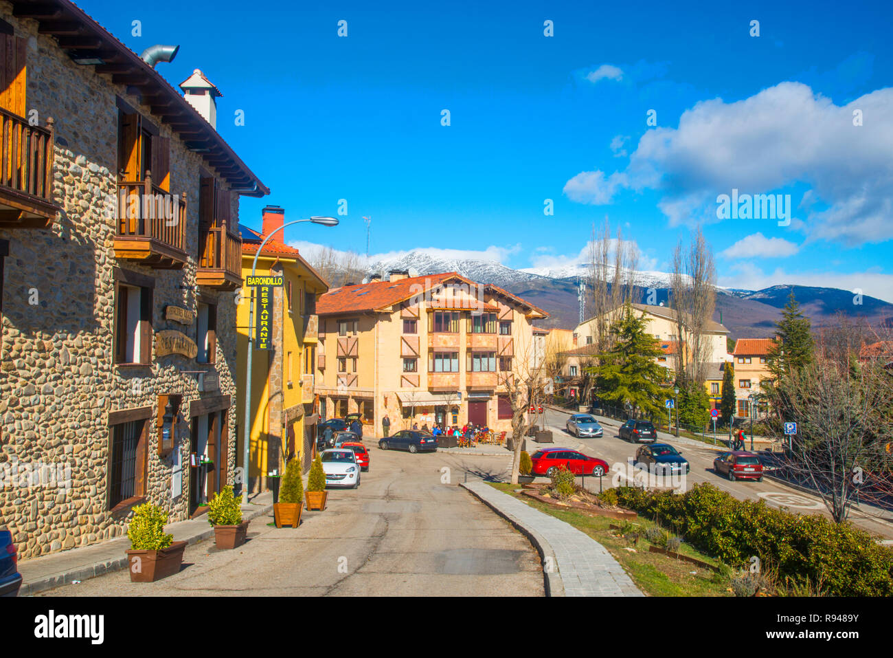 Artiñuelo stream. Rascafria, Madrid province, Spain Stock Photo - Alamy