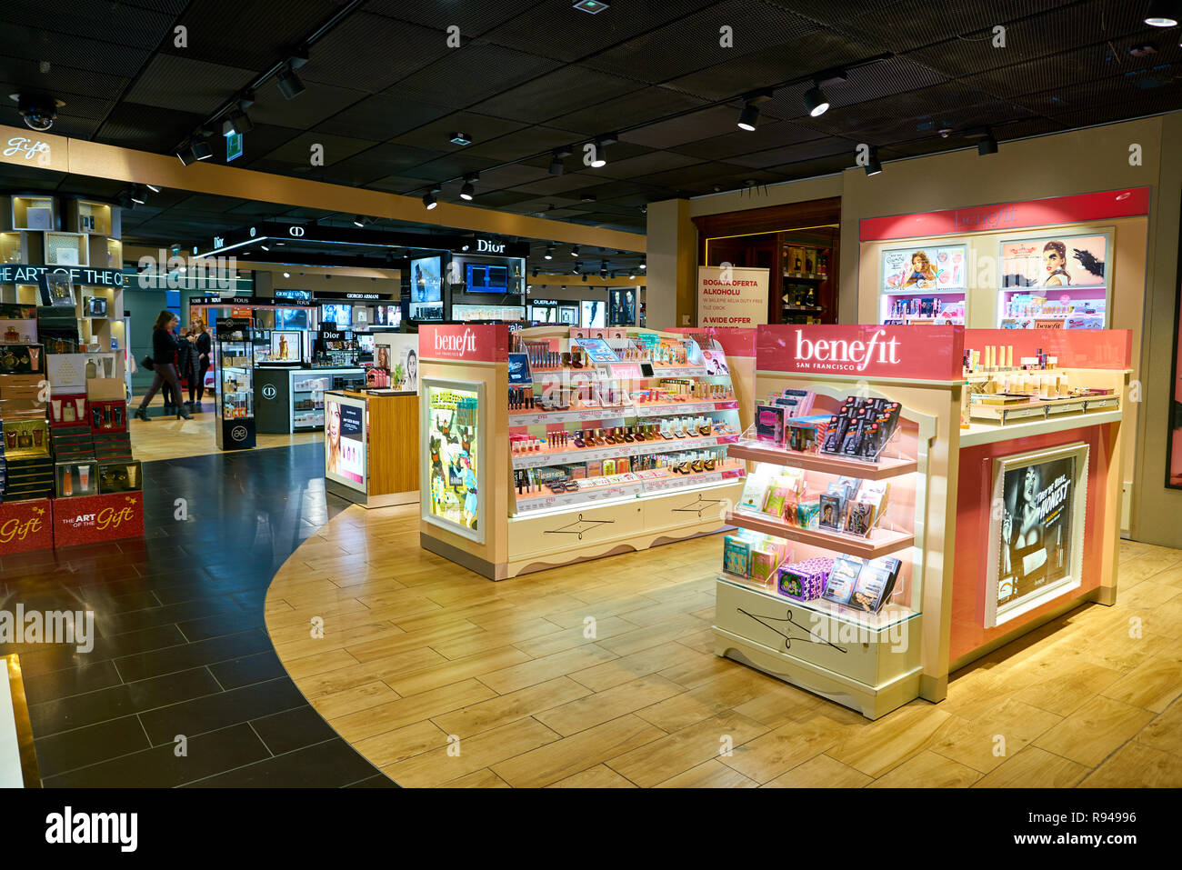 WARSAW, POLAND CIRCA NOVEMBER, 2017 goods on display at Aelia Duty