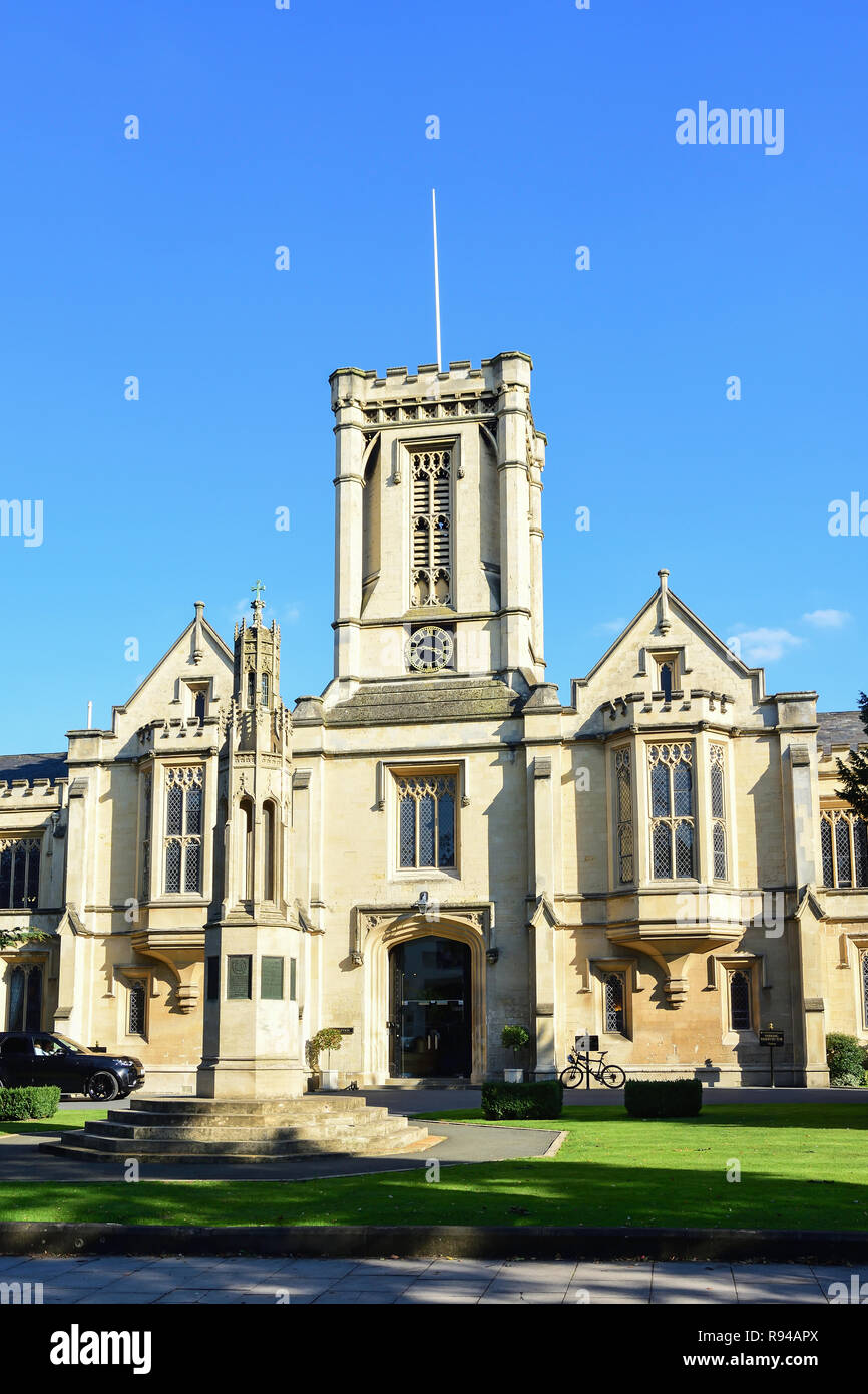 Clock tower main reception entrance colleges lawns garden indepe hires