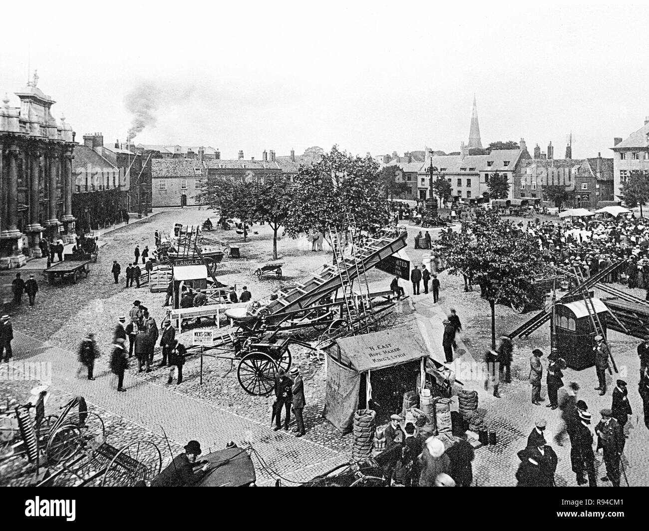 King's Lynn Market Place Stock Photo Alamy