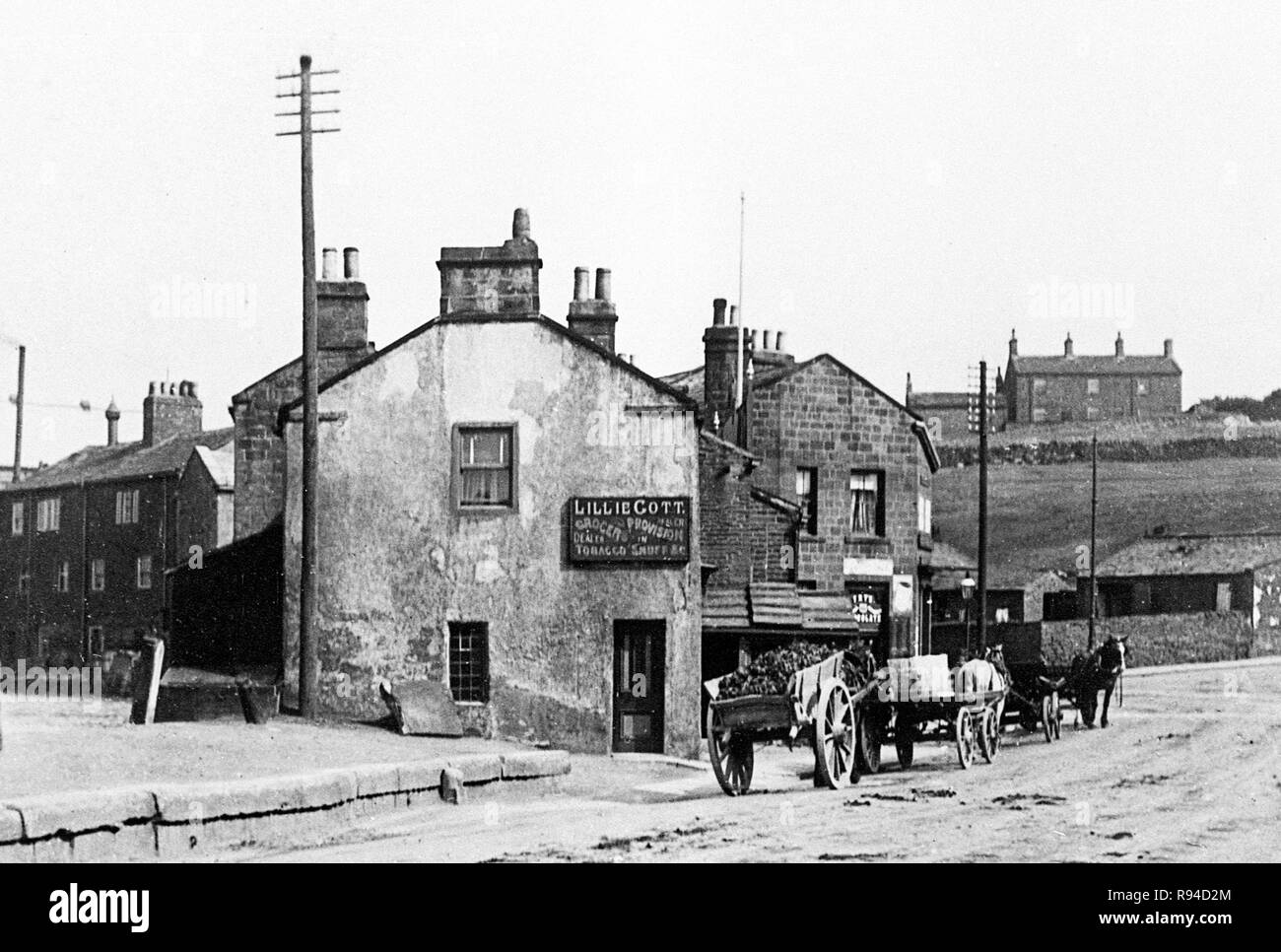 Station Road, Rodley Stock Photo Alamy