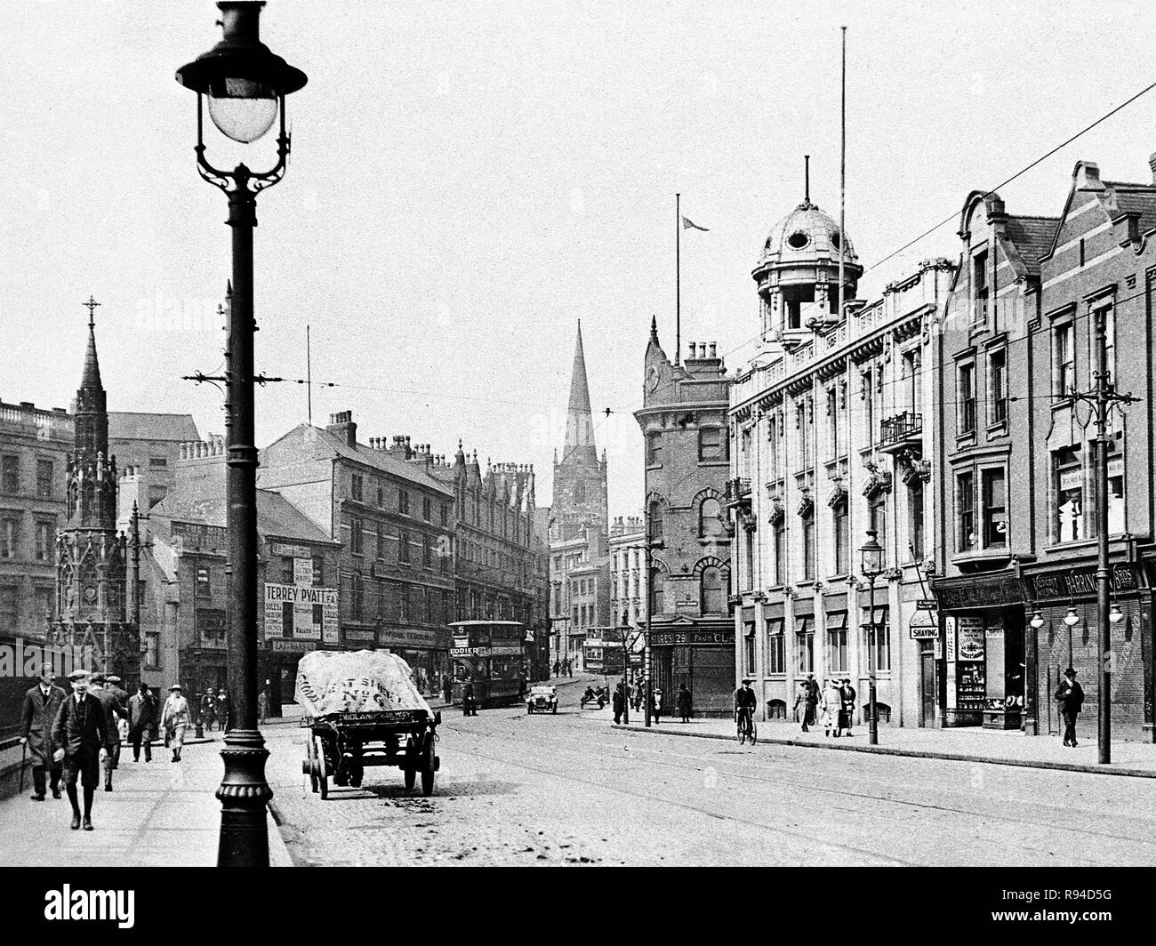 Carrington street nottingham Black and White Stock Photos & Images - Alamy