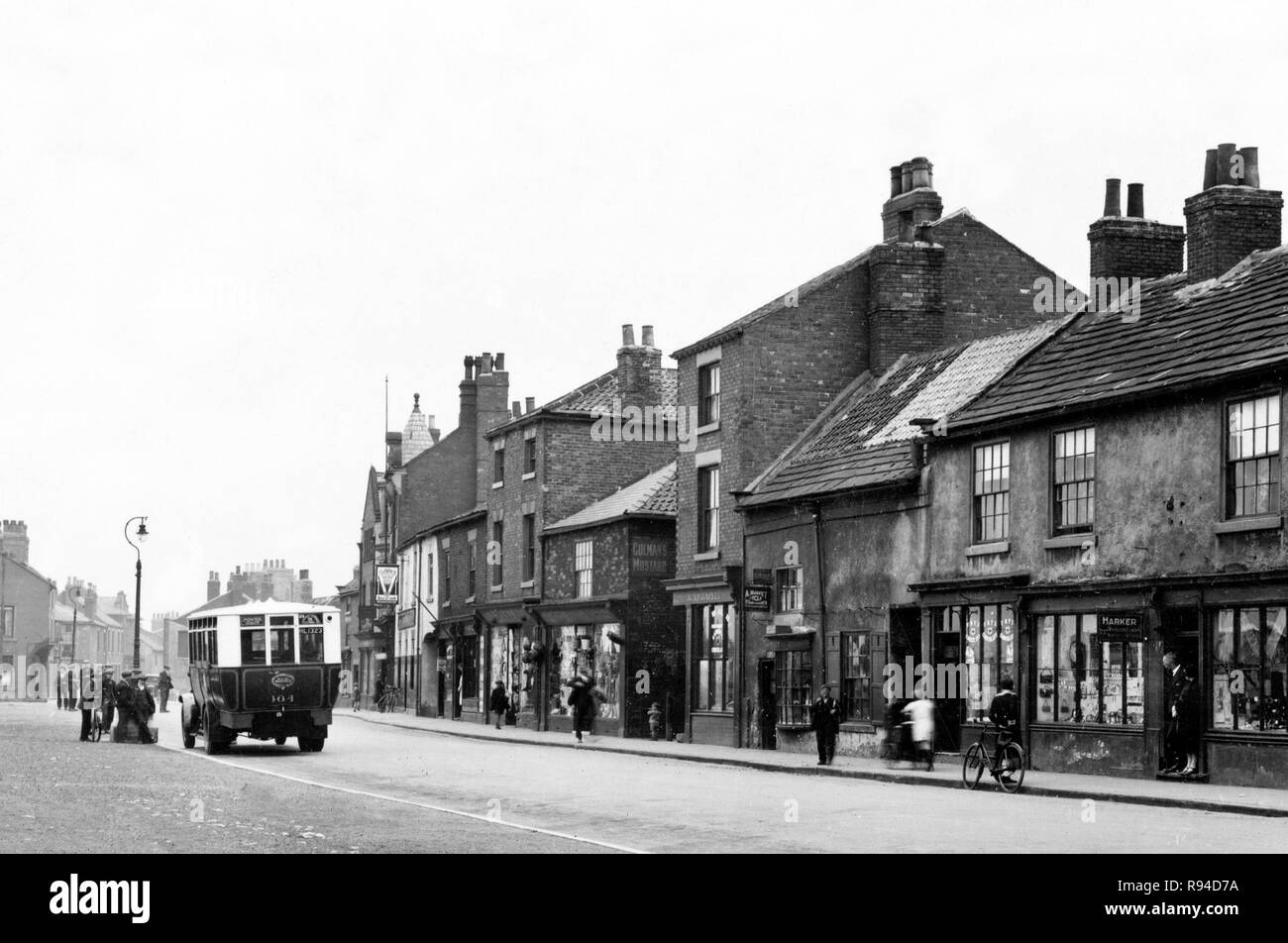 Aire Street, Knottingley Stock Photo