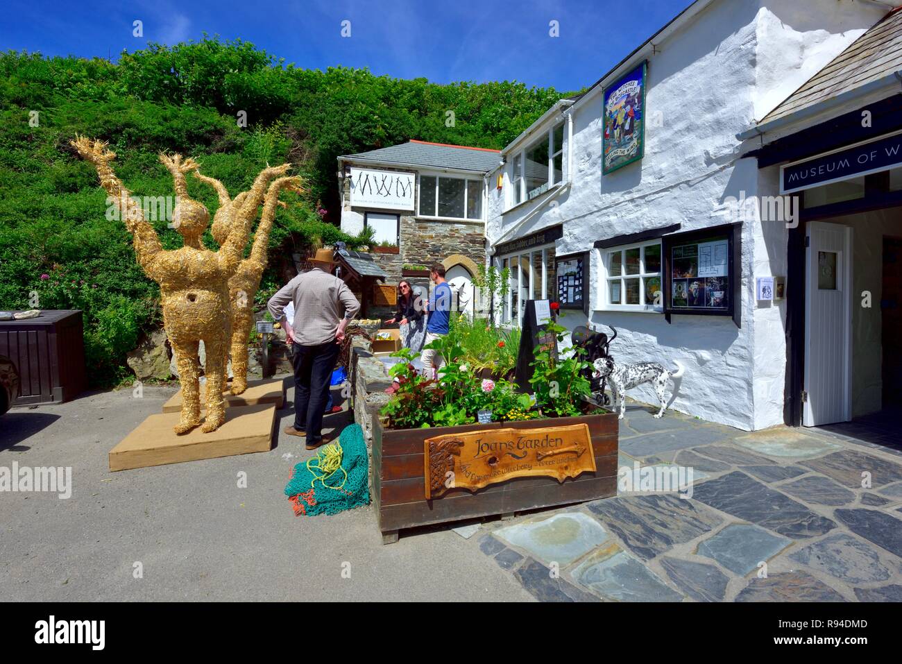 The witchcraft museum, Boscastle,Cornwall,England,UK Stock Photo