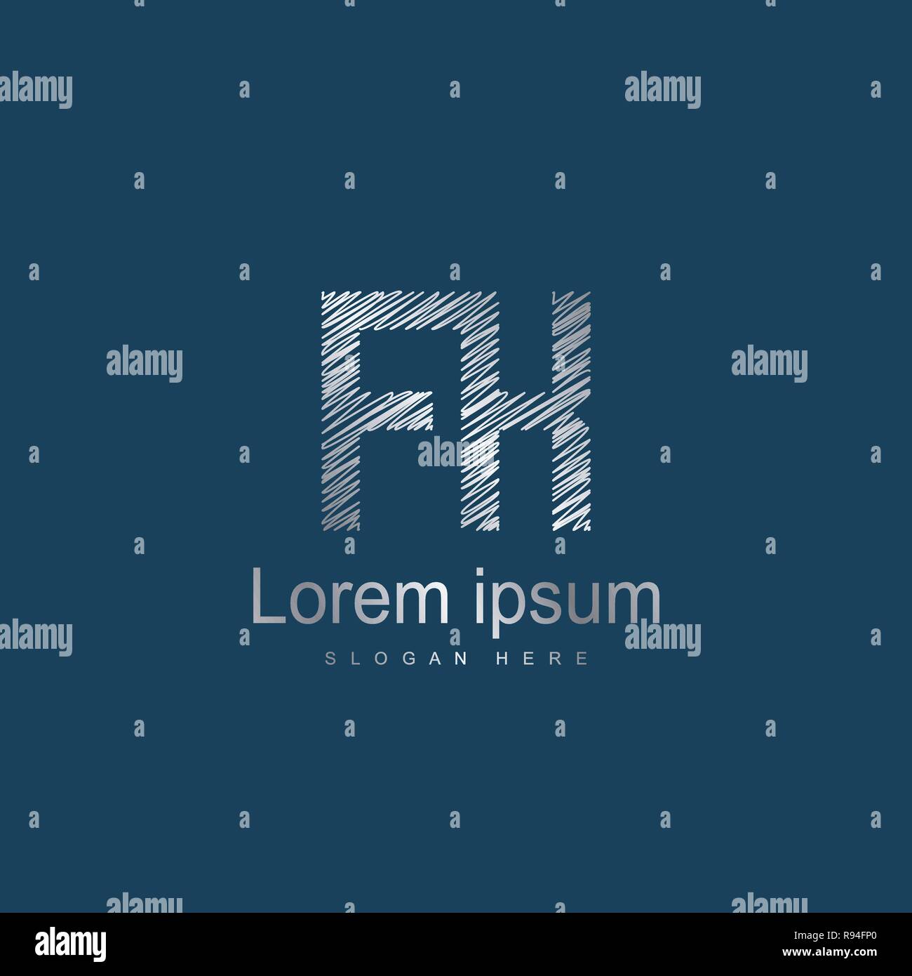 Initial Letter FK Logo Template Vector Design Stock Vector Image & Art ...
