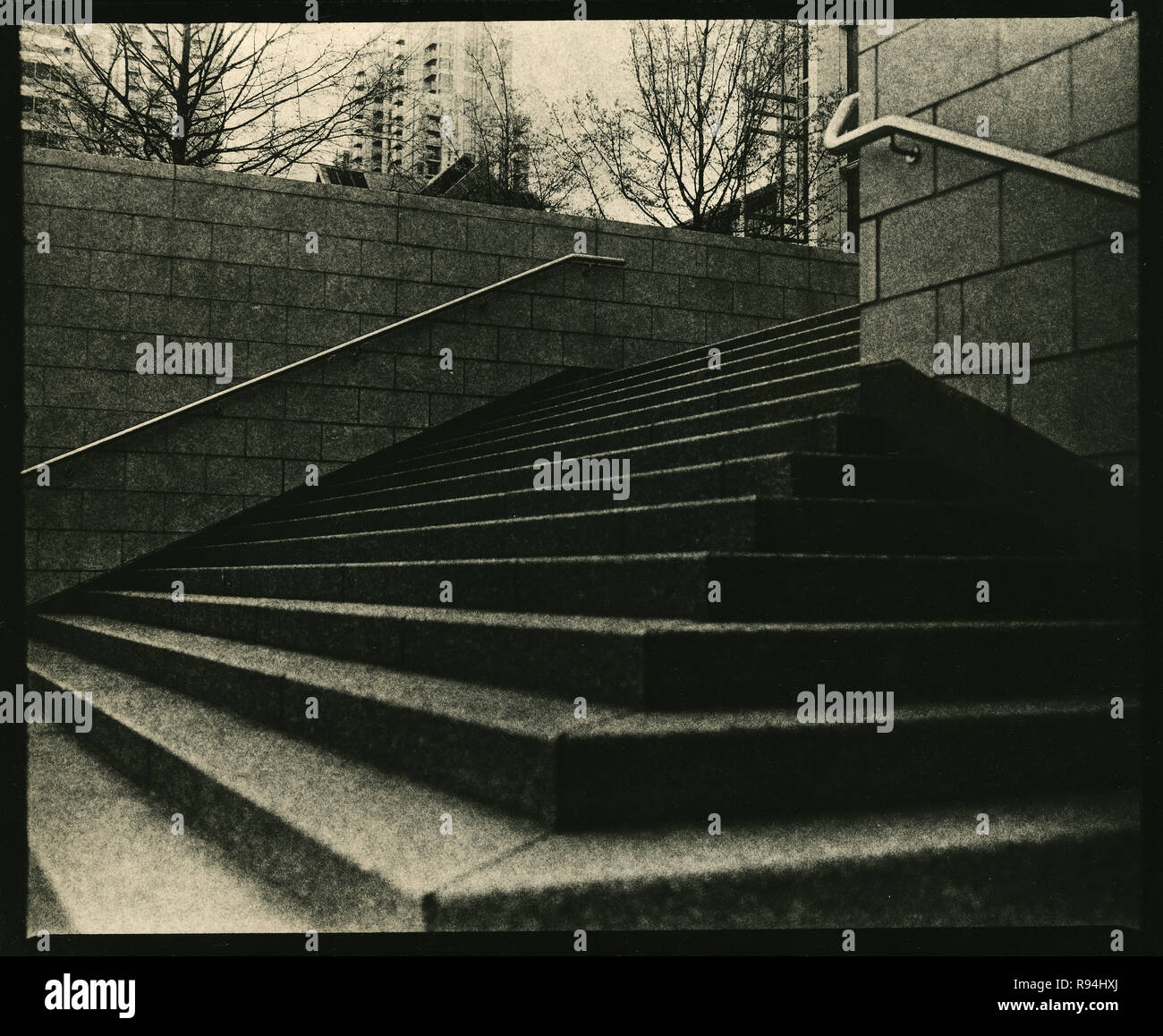 Analog photography form series Shangri La, London, Lisbon Stock Photo