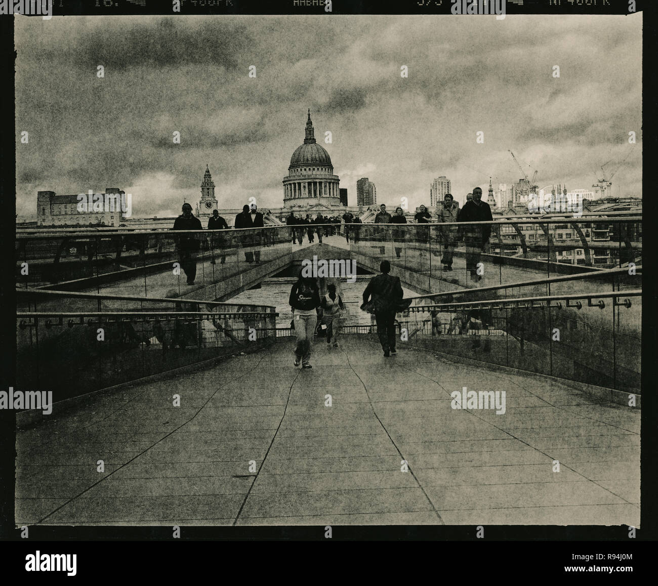 Analog photography form series Shangri La, London, Lisbon Stock Photo