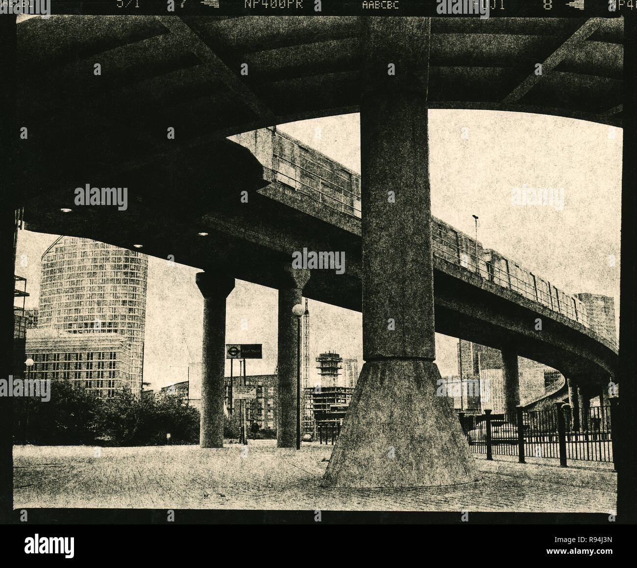 Analog photography form series Shangri La, London, Lisbon Stock Photo