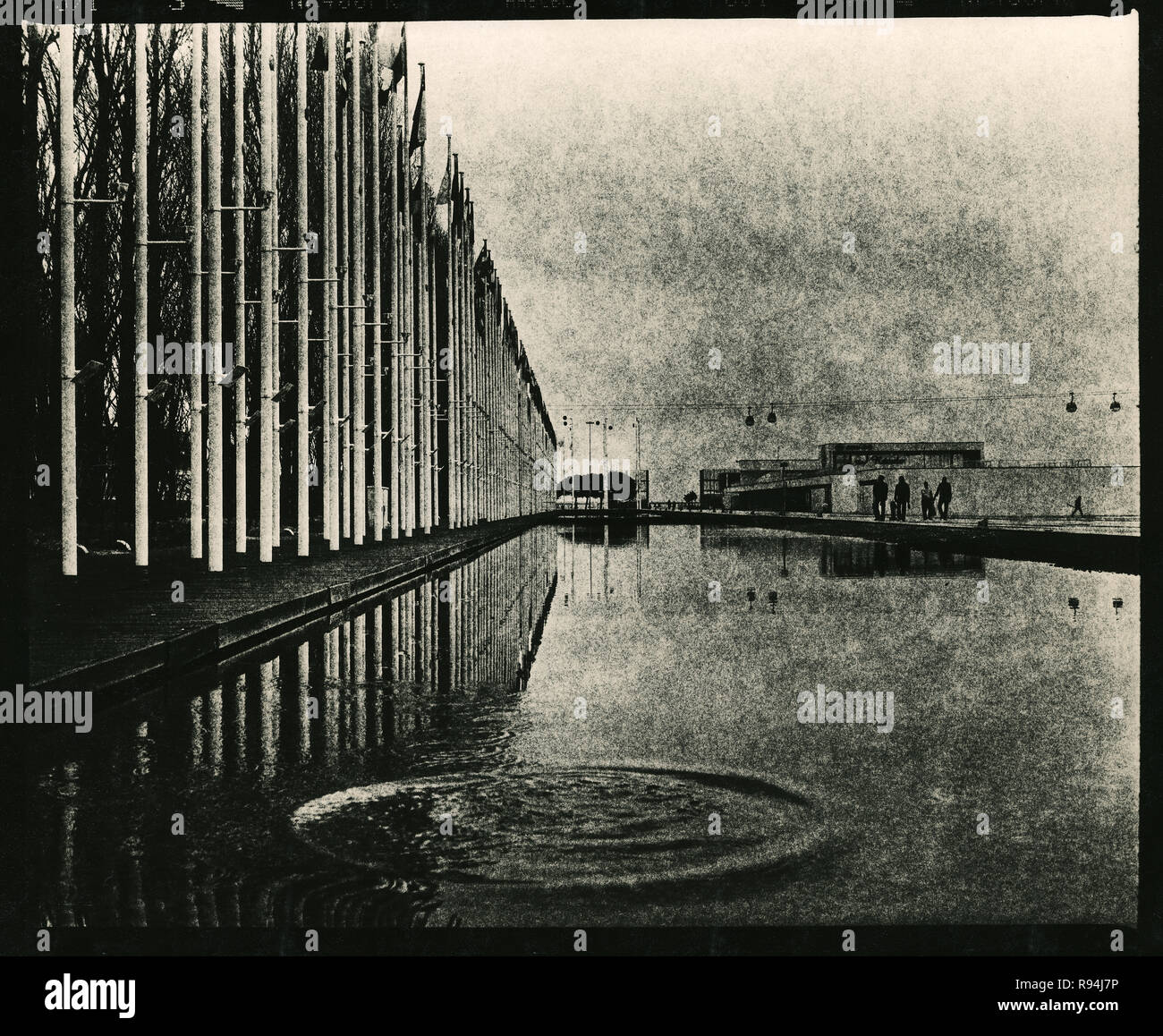 Analog photography form series Shangri La, London, Lisbon Stock Photo