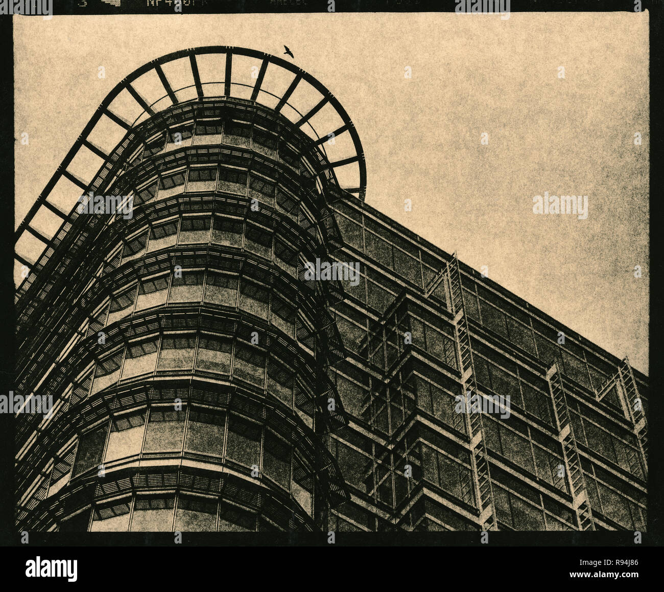 Analog photography form series Shangri La, London, Lisbon Stock Photo