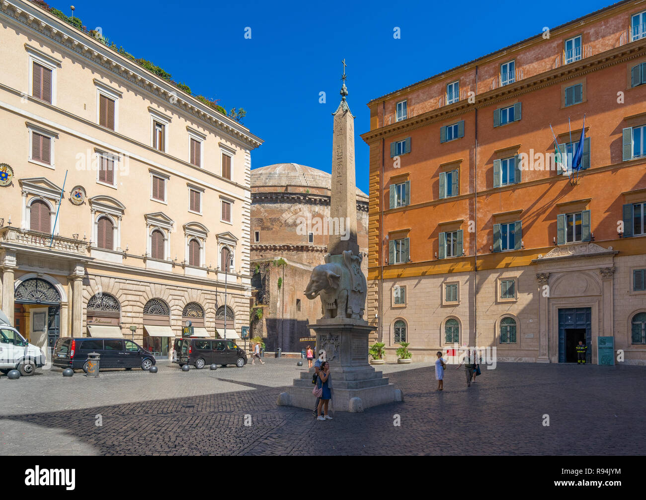 Piazza della Minerva Stock Photo