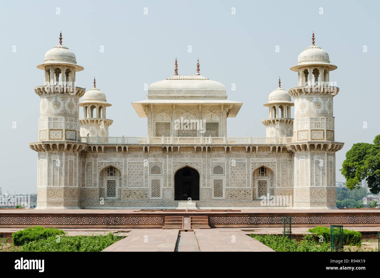 Tomb of Itimad-ud-Daulah or Baby Taj, Agra, Rajasthan, India Stock Photo