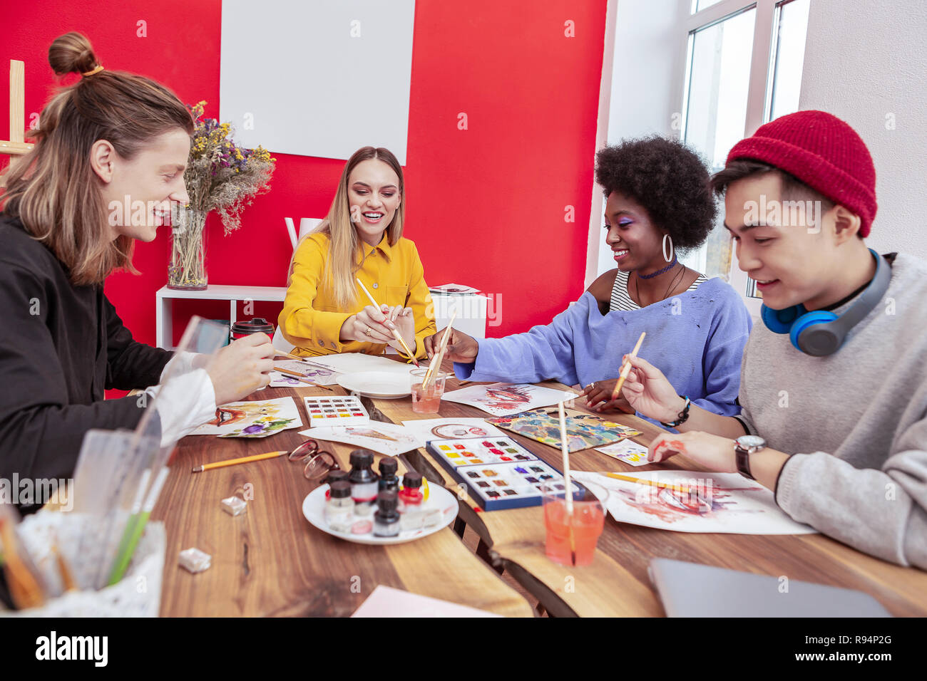 African students project hi-res stock photography and images - Alamy