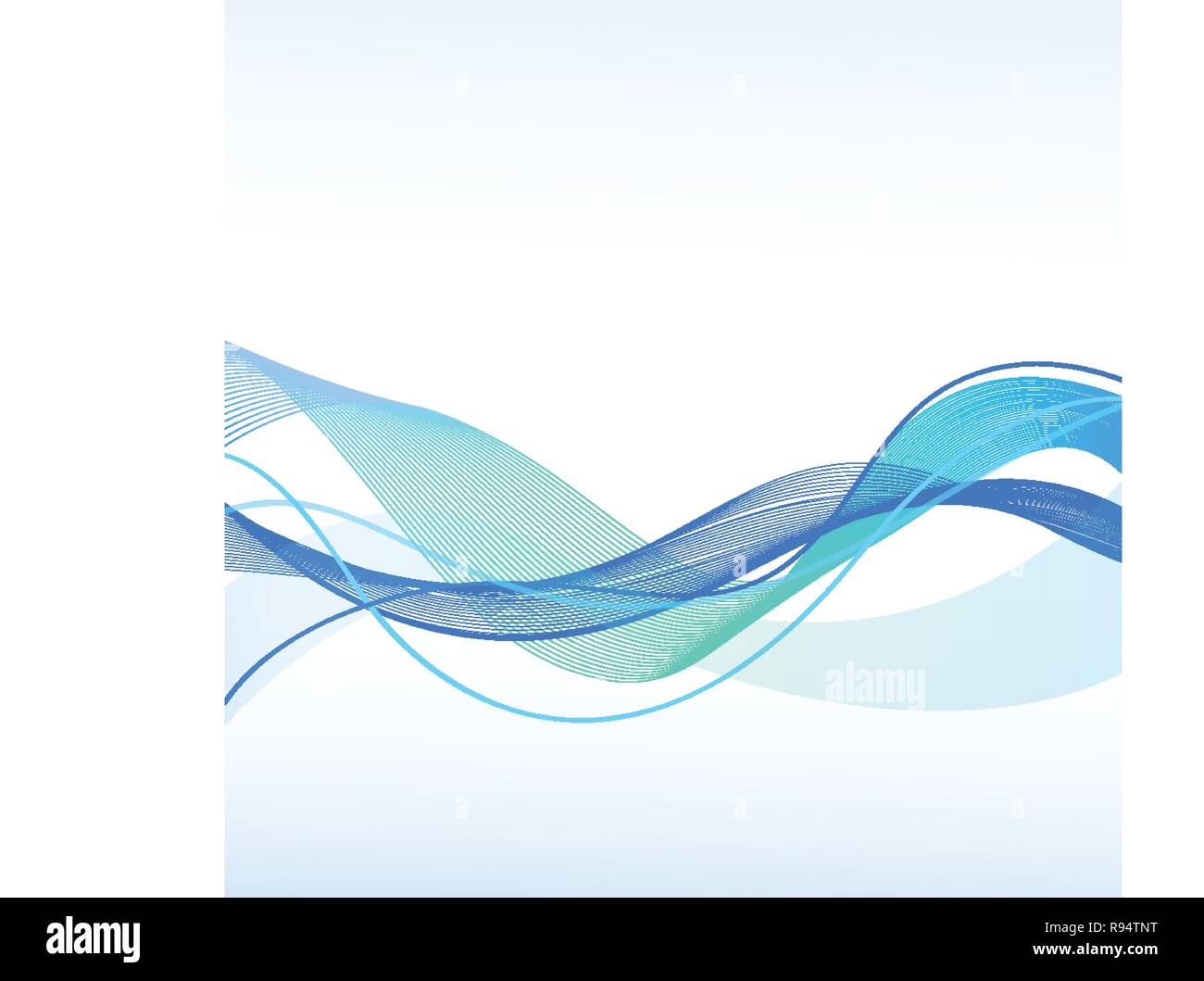 Elegant abstract smooth speed blue wave with modern stream background ...