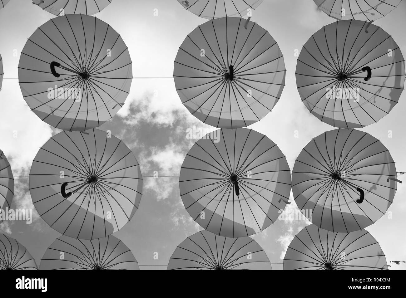 Artistic umbrella Black and White Stock Photos & Images - Alamy