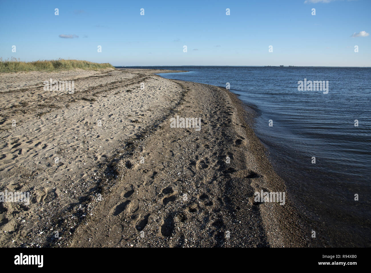 Gravel beach at the southernmost point of Rügen island called Palmer