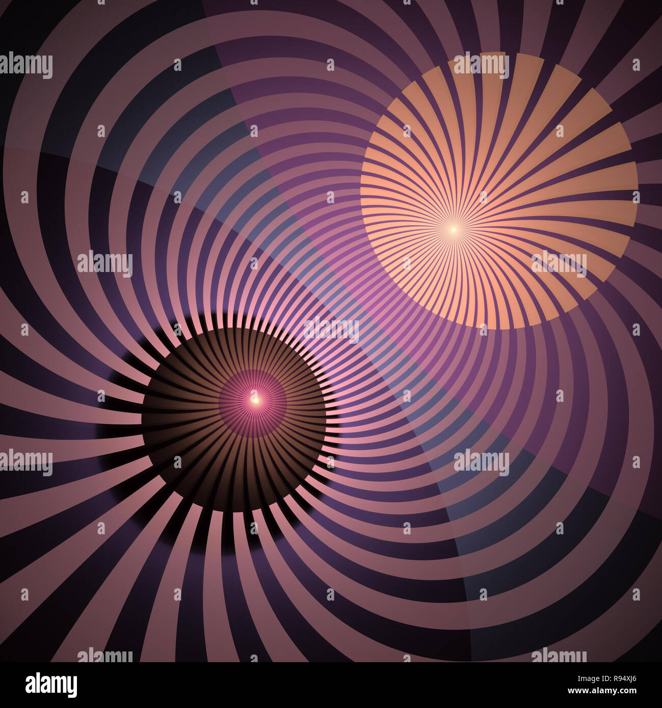 Glowing geometric shapes light rays hi-res stock photography and images ...