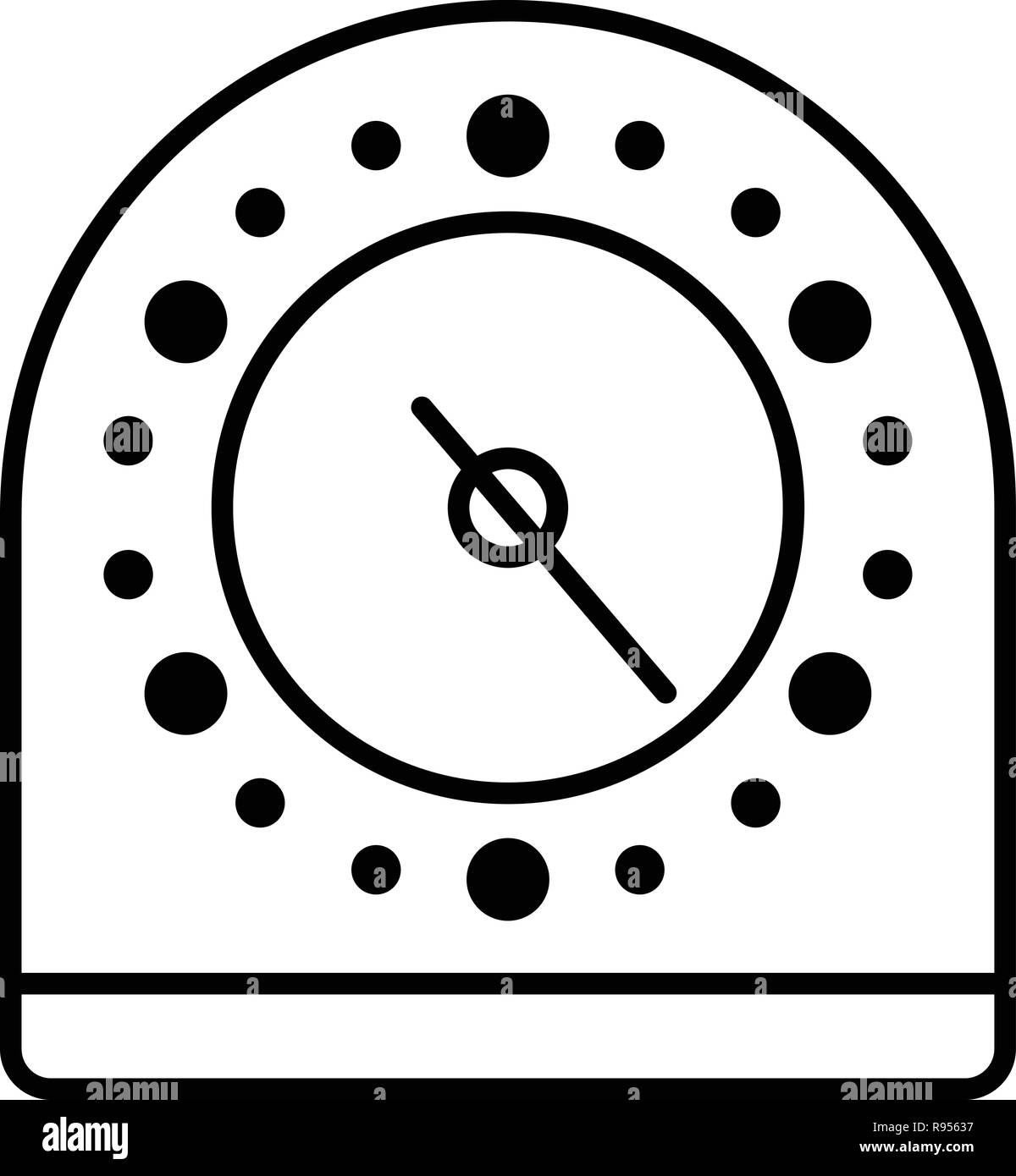 Old timer icon, outline style Stock Vector Image & Art Alamy