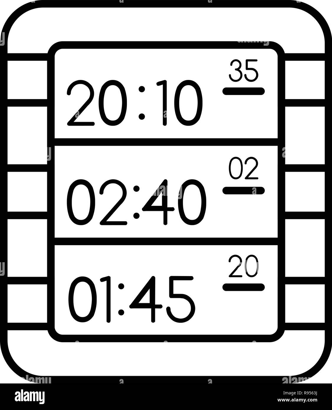 Multi display panel Stock Vector Images Alamy Multi display panel Stock Vector Images Alamy