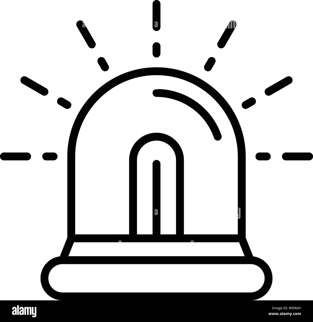 Special flasher icon, outline style Stock Vector Image & Art - Alamy