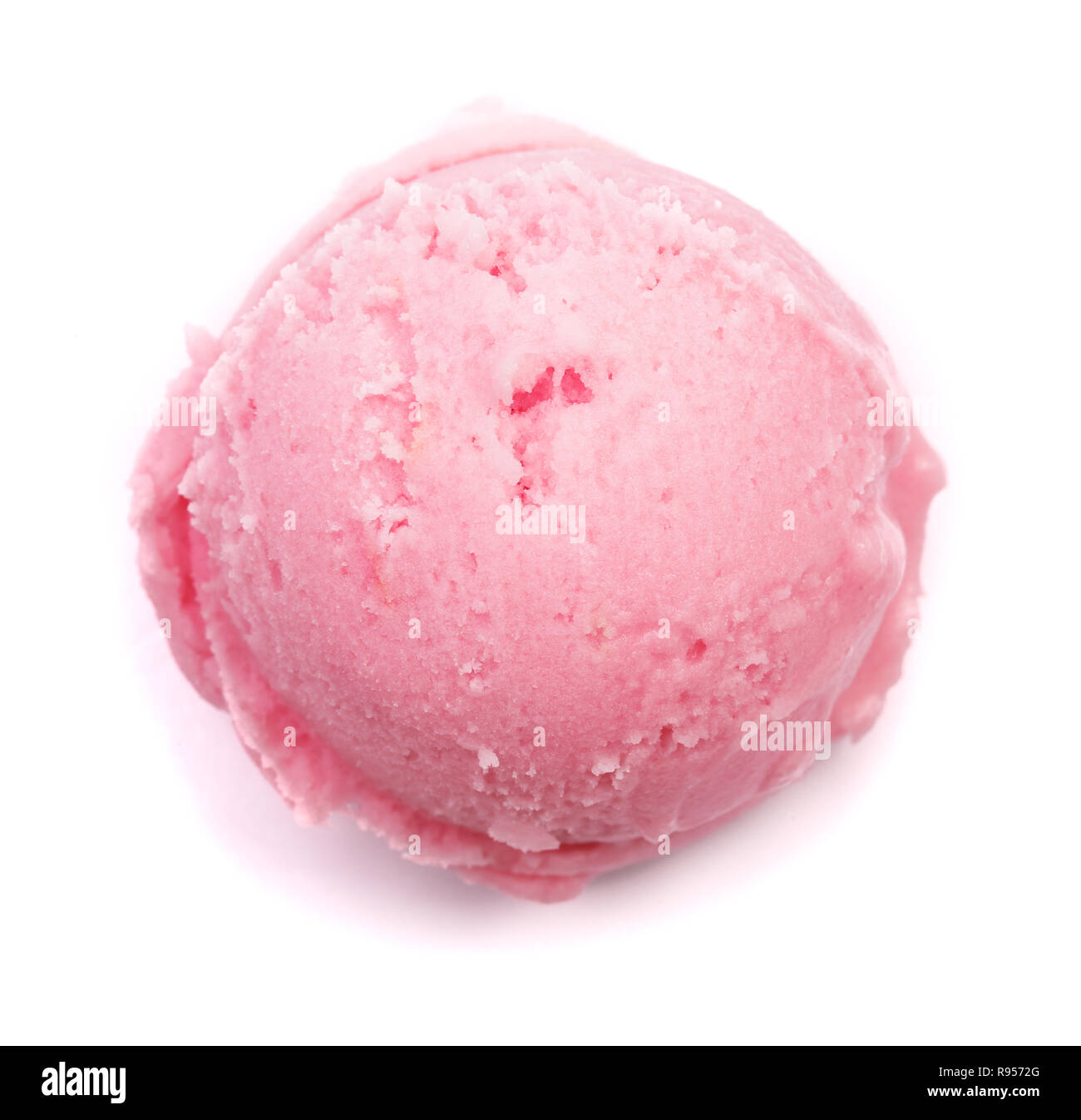 Pink ice cream ball Stock Photo by ©magone 130647898