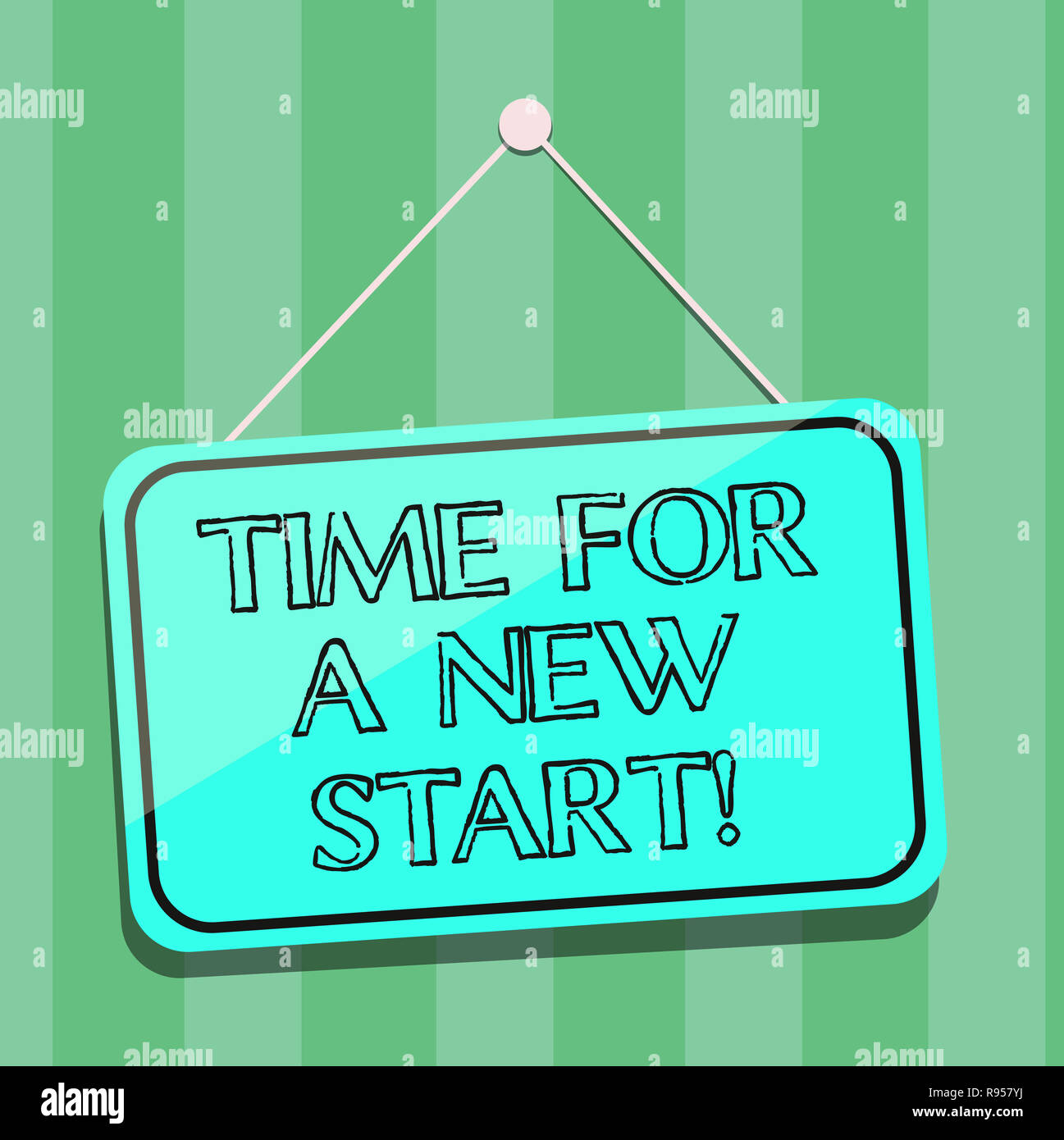 Handwriting Text Writing Time For A New Start Concept Meaning