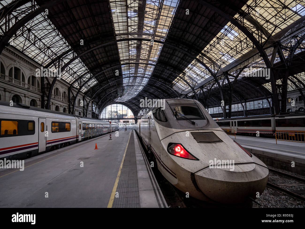 Train Station Estacio de Francia in Barcelona, Spain Stock Photo Alamy