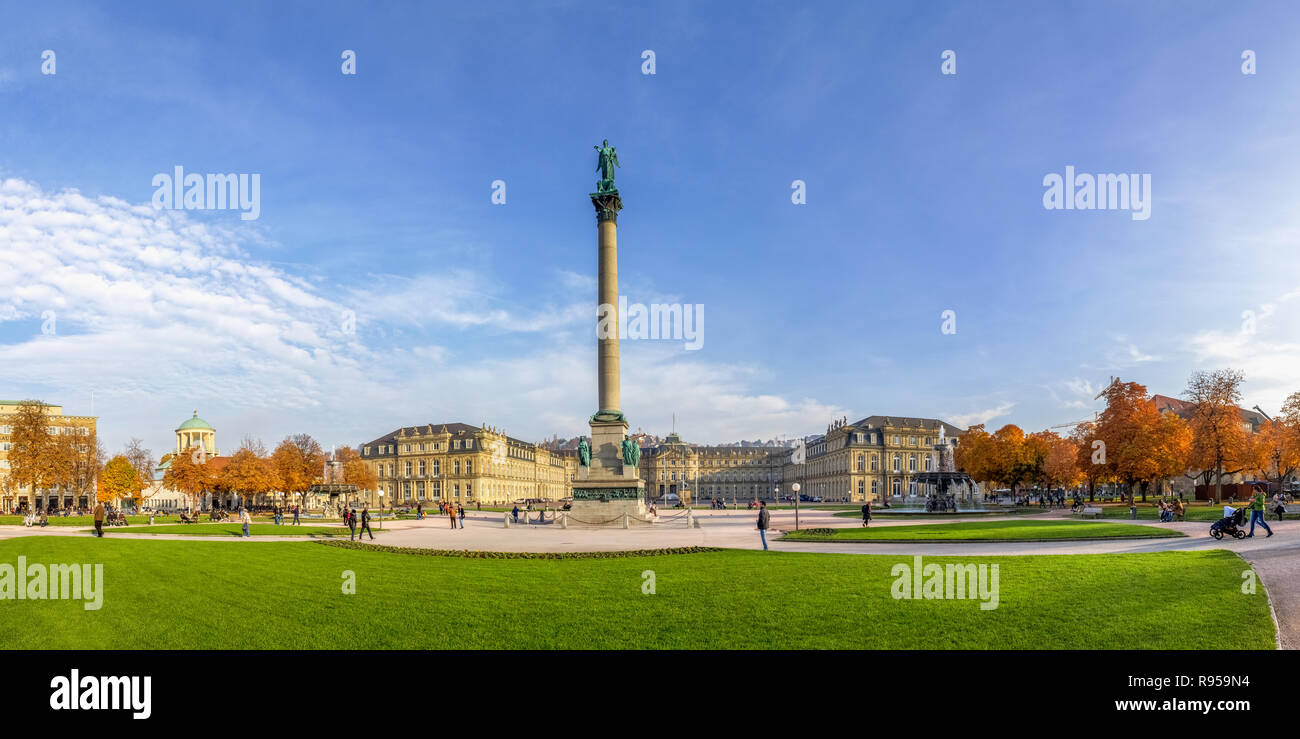 Castle Square, Stuttgart, Germany Stock Photo