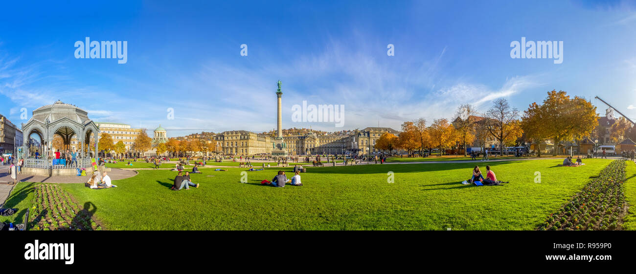 Stuttgart city centre hi-res stock photography and images - Alamy