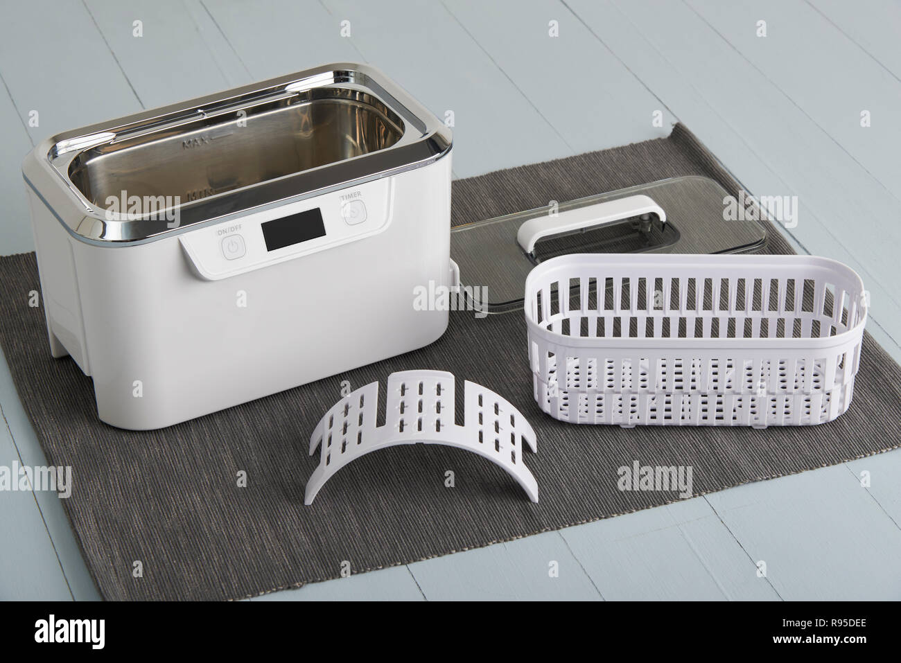 Ultrasonic cleaning machine with digital display and touch buttons Stock Photo Alamy