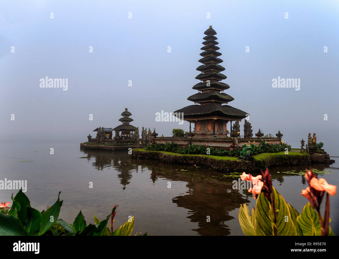The Lake Temple - Bali, Ulun Danu temple, Stock Photo