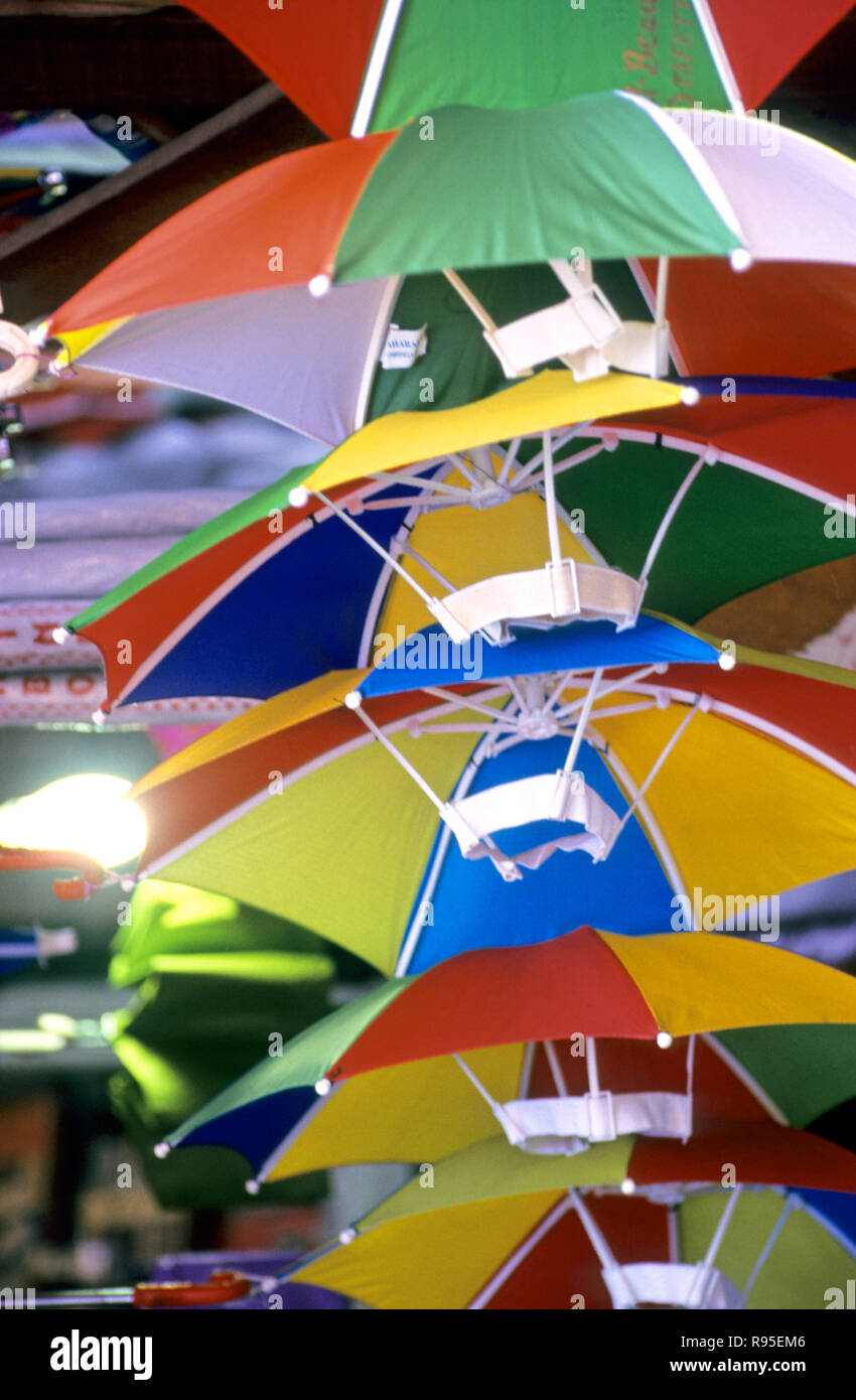 Colorful Umbrellas For Sale Stock Photo