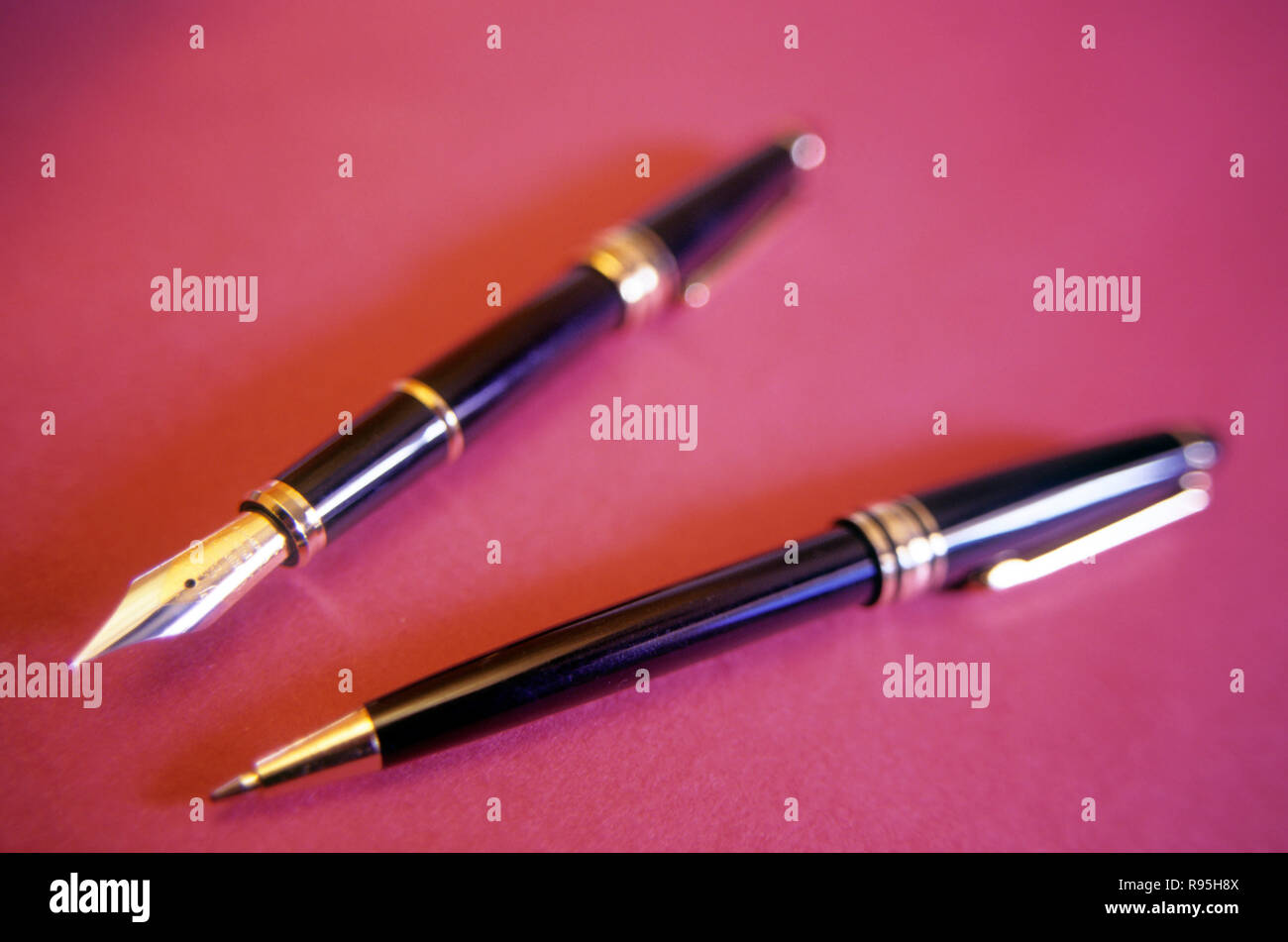 Ink Pen and Ball Pen Stock Photo Alamy