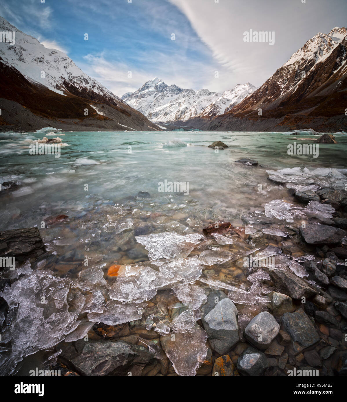 Mount cook region hi-res stock photography and images - Alamy