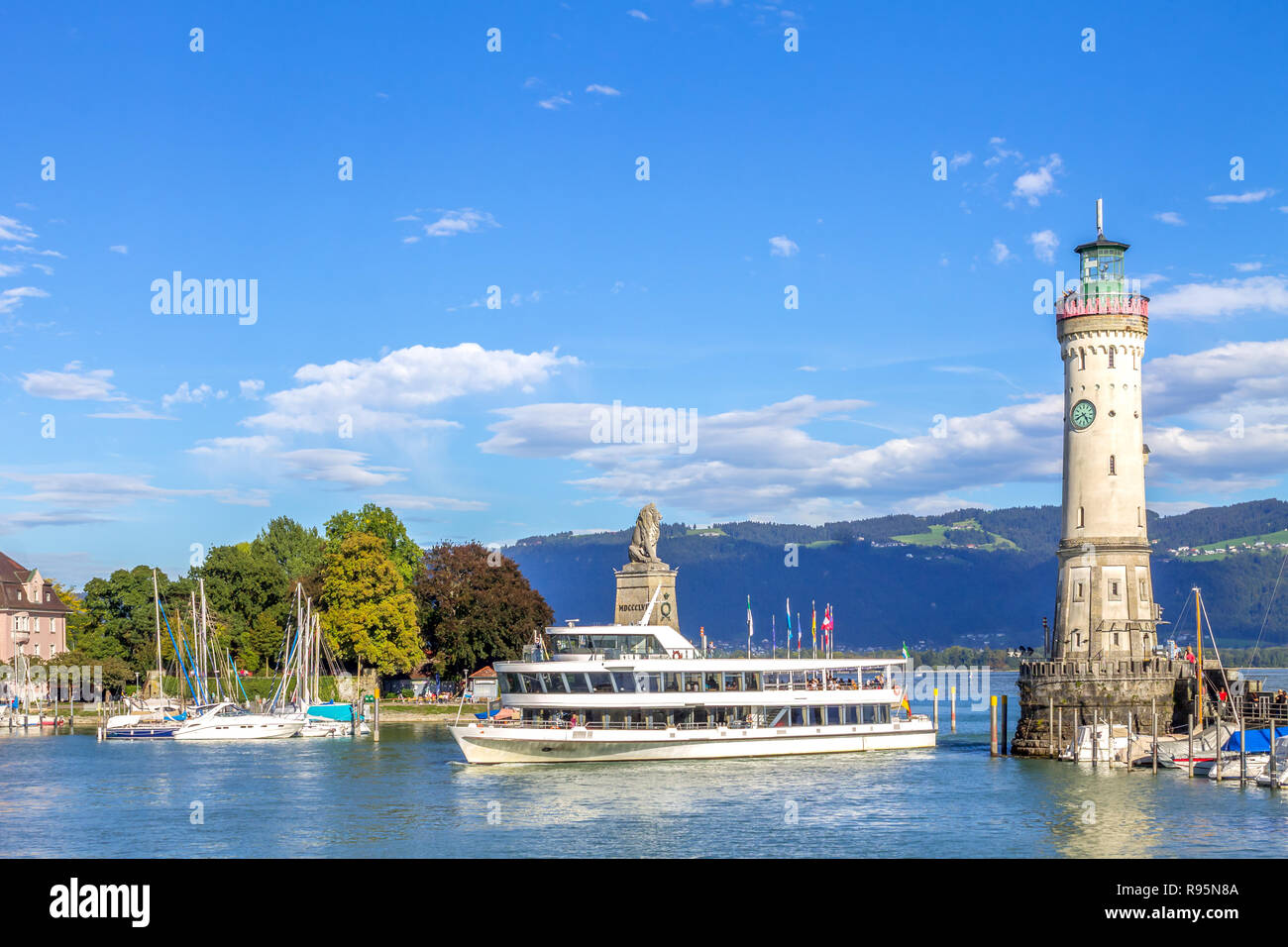 Lindau am Bodensee, Lake Constance, Germany Stock Photo