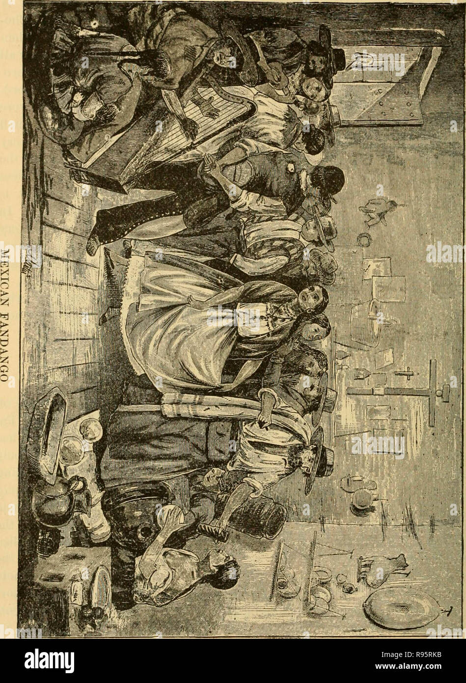 'Where to spend the winter months. A birdseye view of a trip to Mexico, via Havana' (1880) Stock Photo